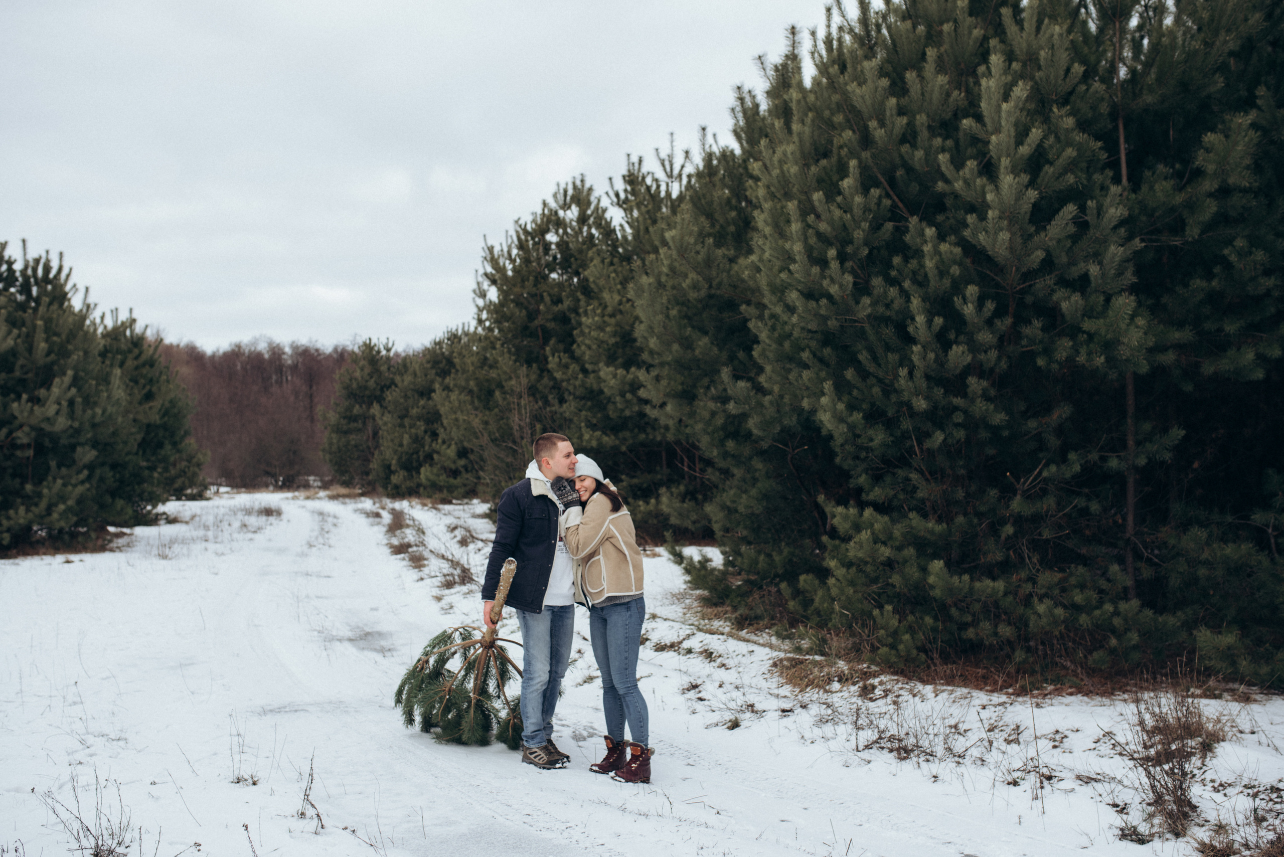Женя и Вика. Однажды зимой. Семейный фотограф Екатерина Воробьева