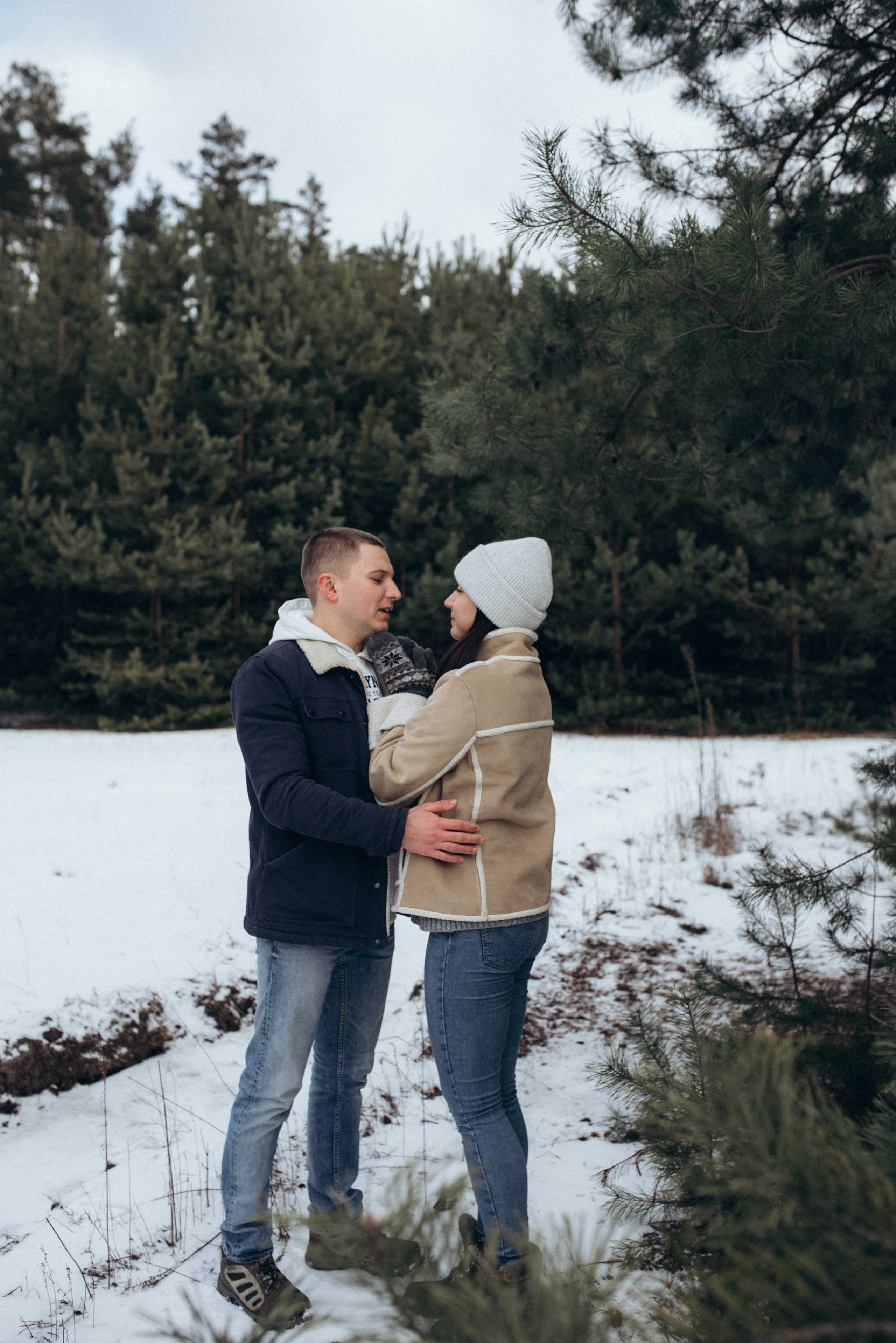 Женя и Вика. Однажды зимой. Семейный фотограф Екатерина Воробьева