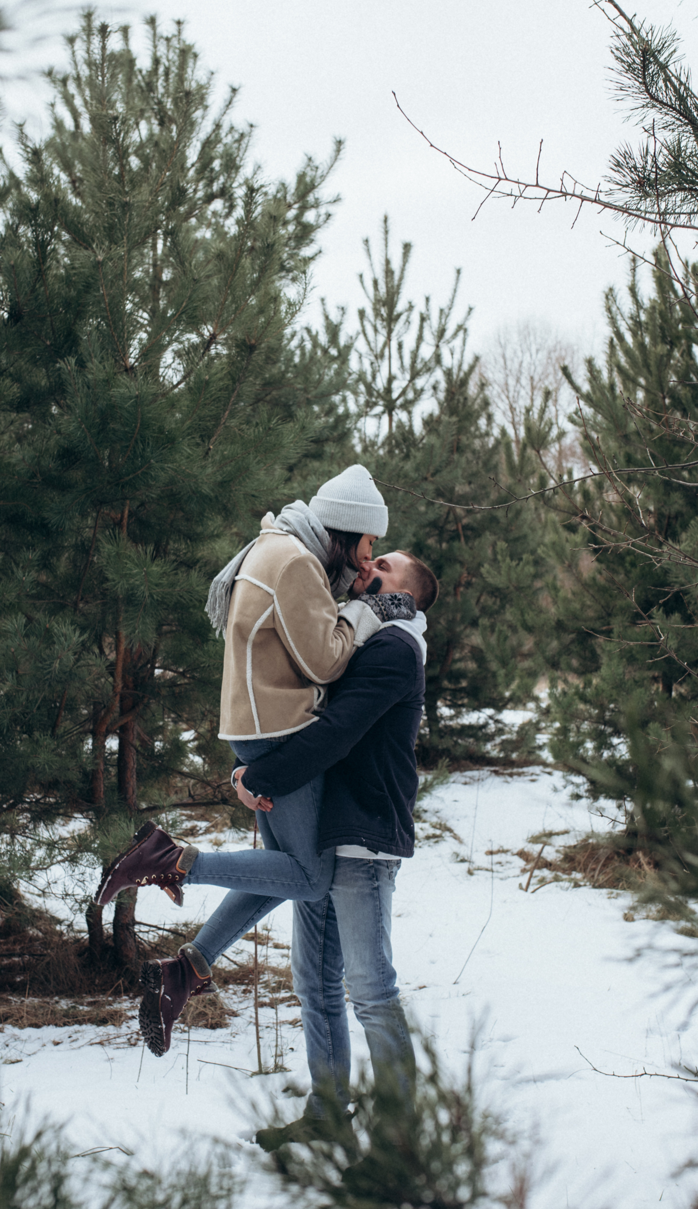 Женя и Вика. Однажды зимой. Семейный фотограф Екатерина Воробьева