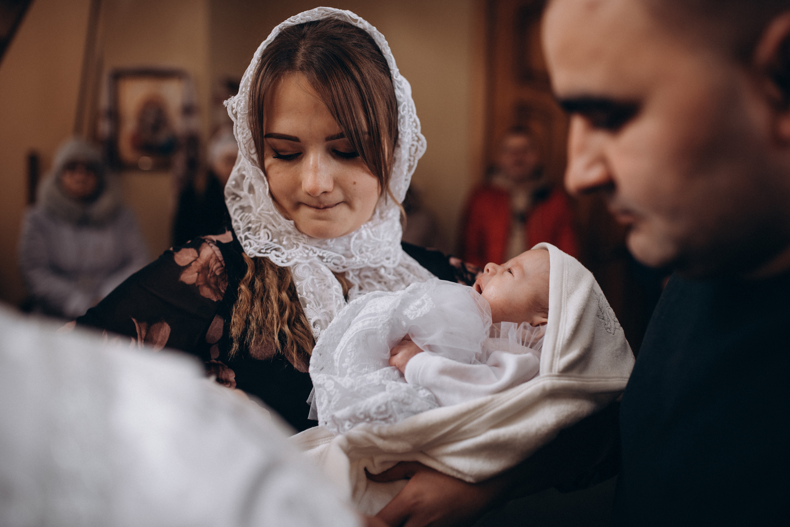 Таинство крещения Дарины. Семейный фотограф Екатерина Воробьева