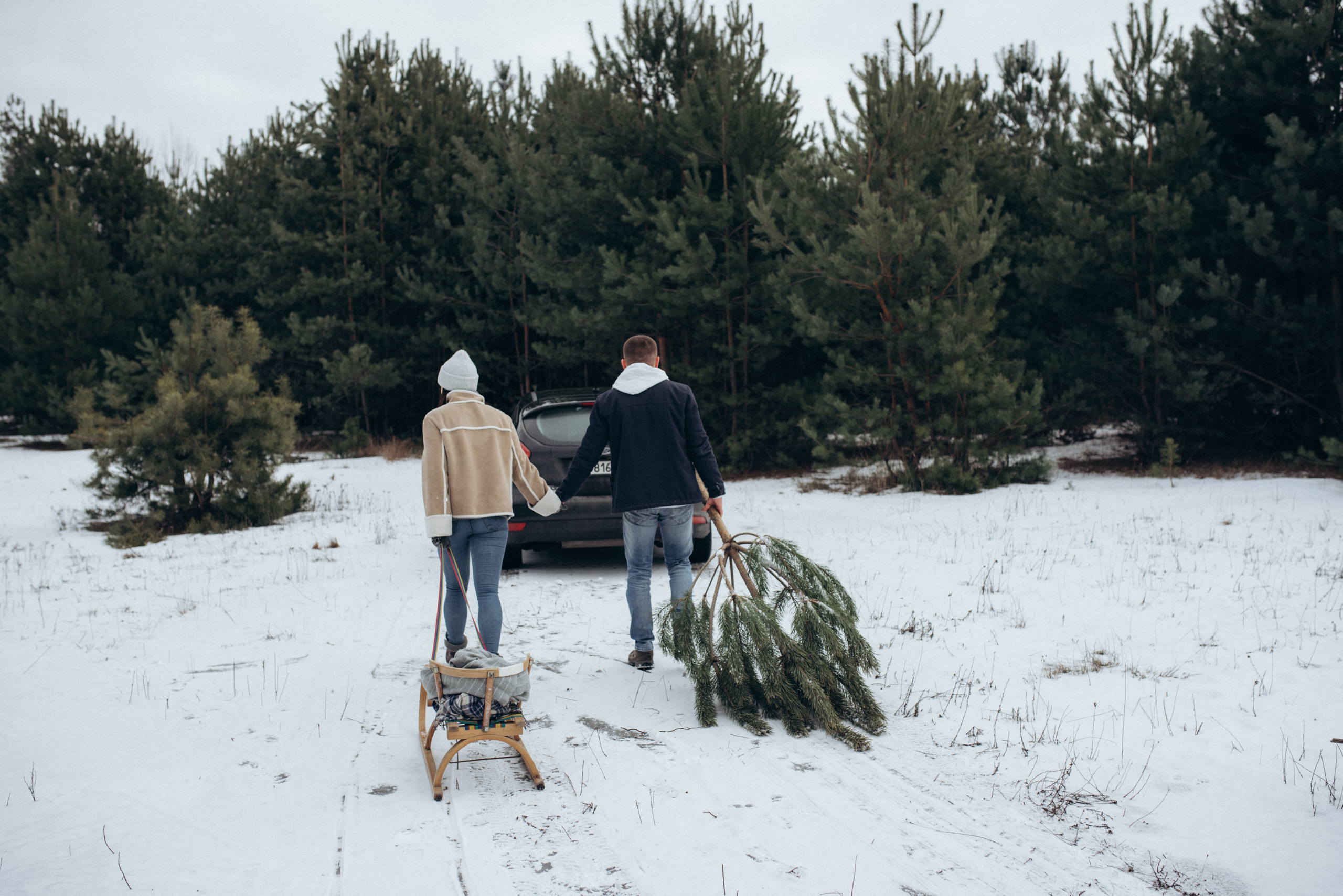 Женя и Вика. Однажды зимой. Семейный фотограф Екатерина Воробьева