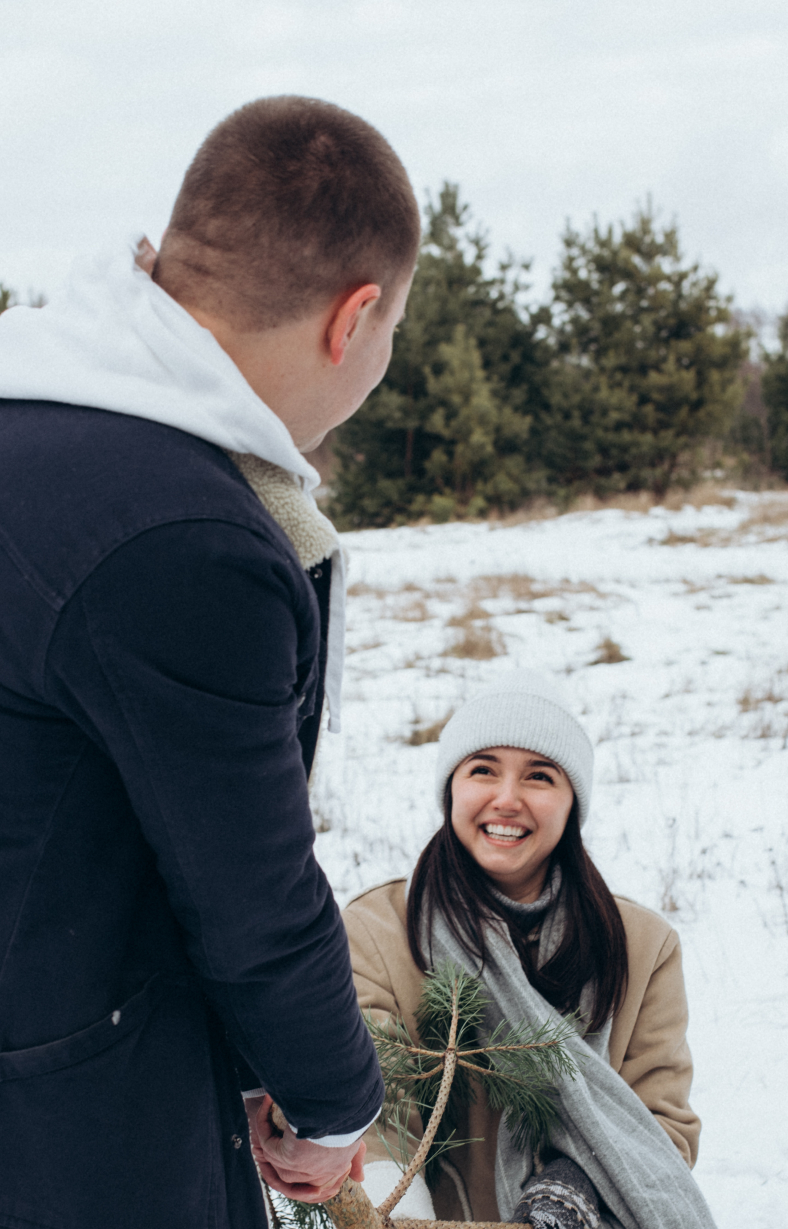 Женя и Вика. Однажды зимой. Семейный фотограф Екатерина Воробьева