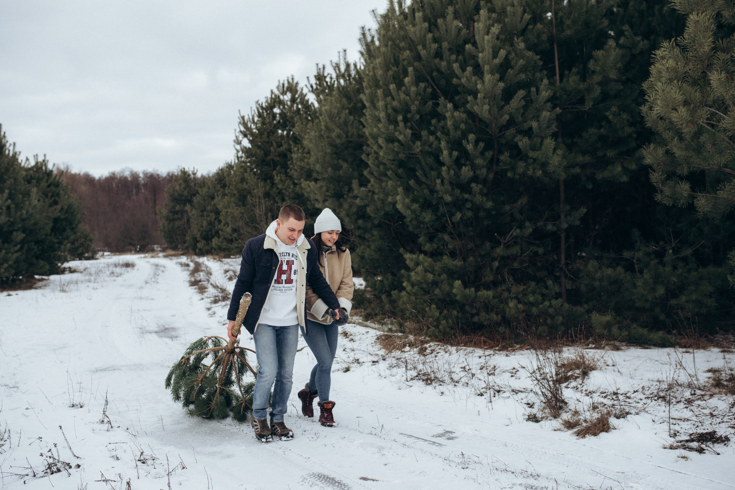 Женя и Вика. Однажды зимой. Семейный фотограф Екатерина Воробьева