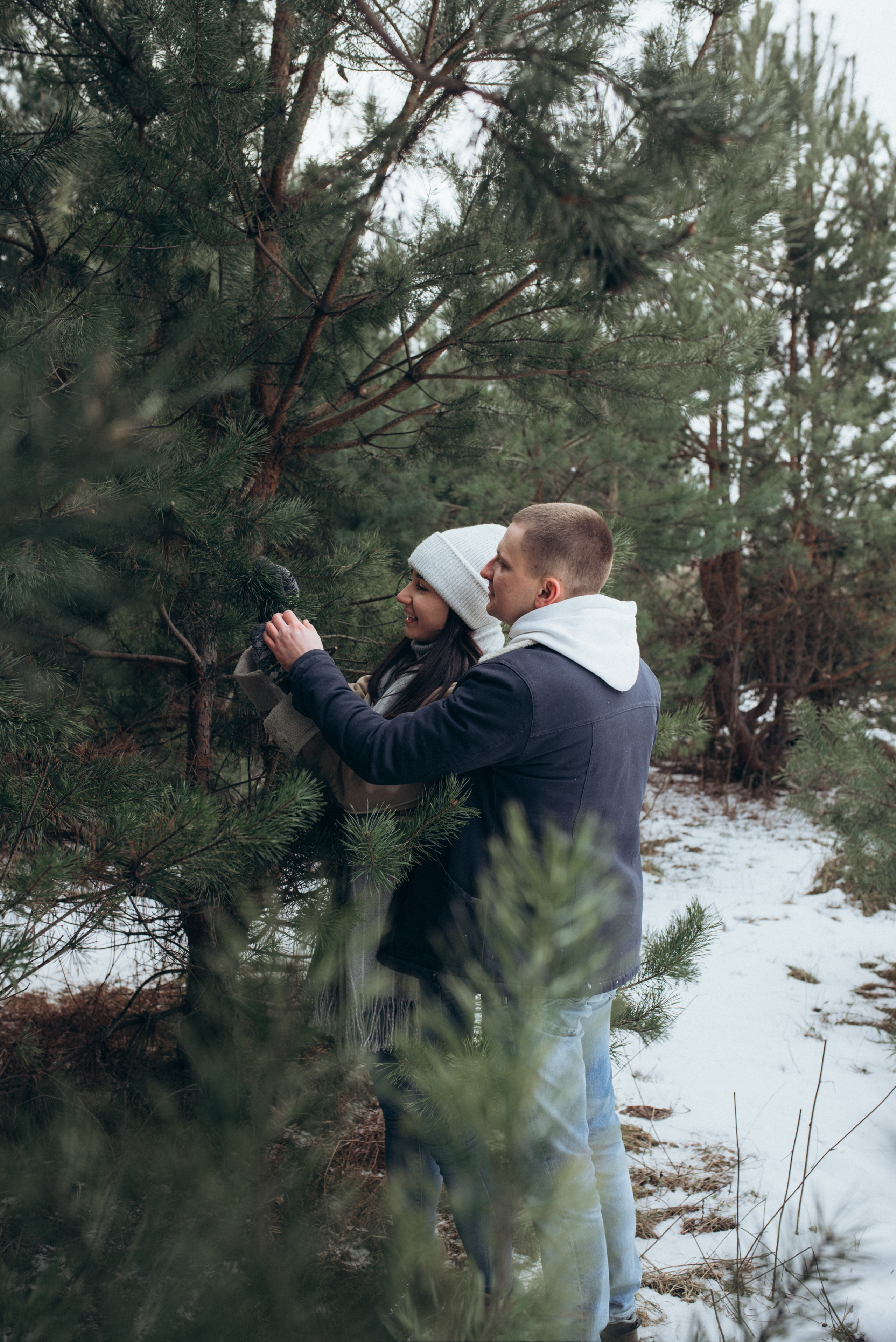 Женя и Вика. Однажды зимой. Семейный фотограф Екатерина Воробьева