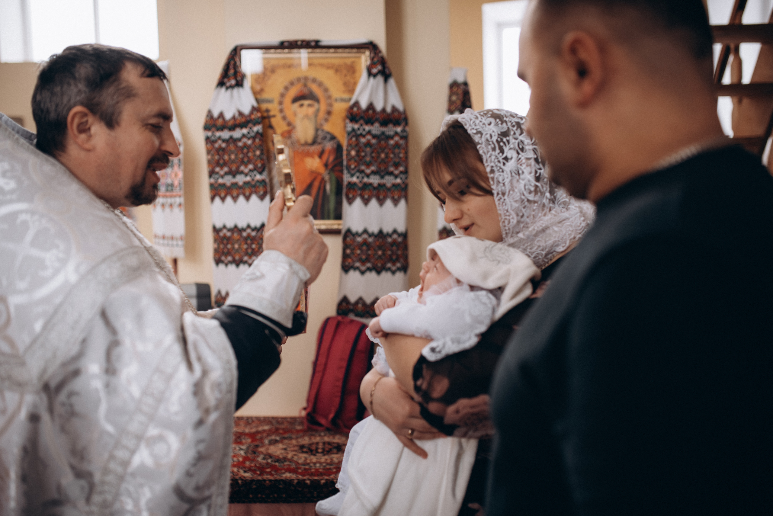 Таинство крещения Дарины. Семейный фотограф Екатерина Воробьева