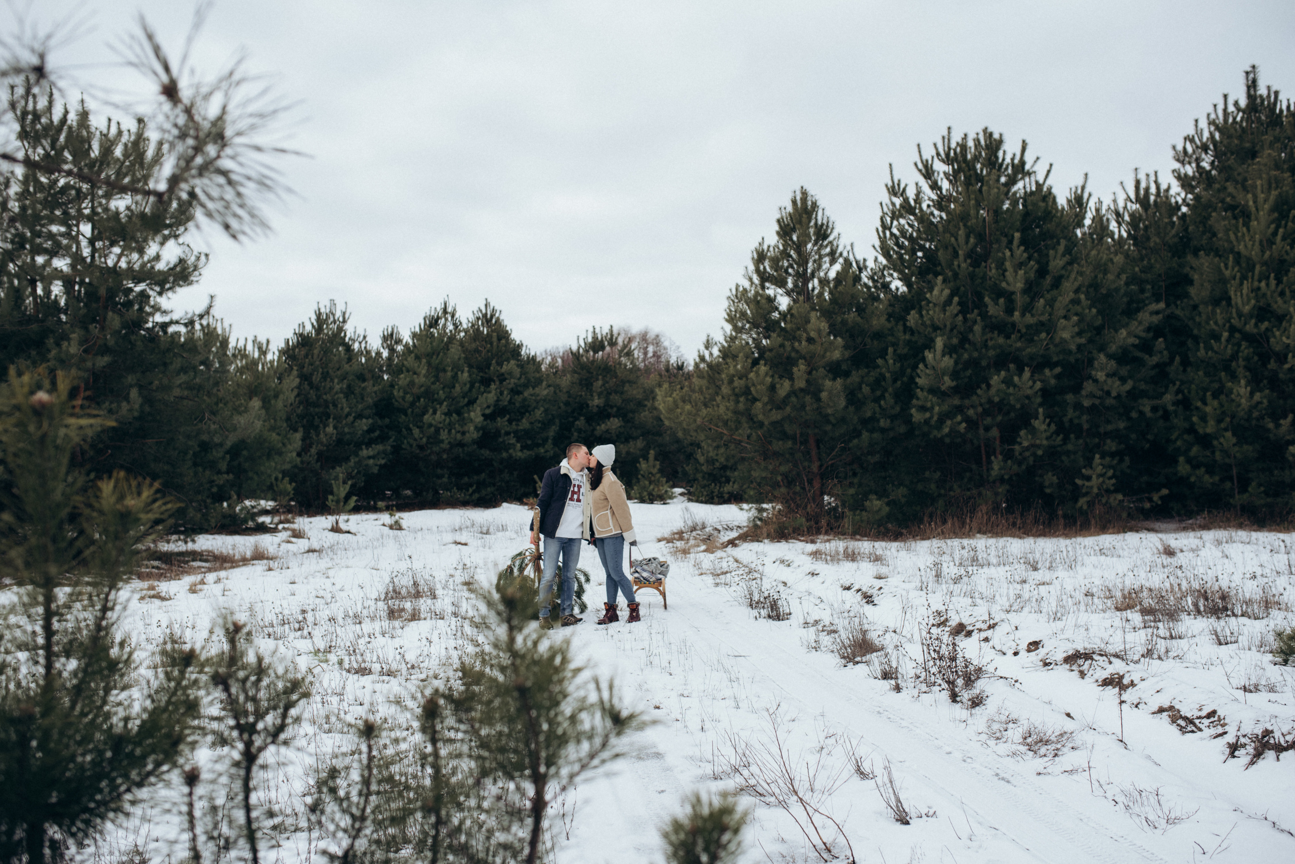 Женя и Вика. Однажды зимой. Семейный фотограф Екатерина Воробьева