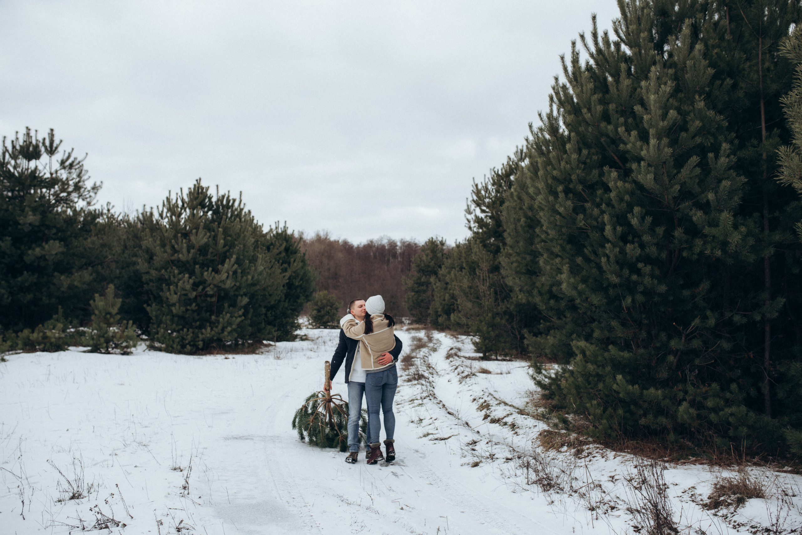Женя и Вика. Однажды зимой. Семейный фотограф Екатерина Воробьева