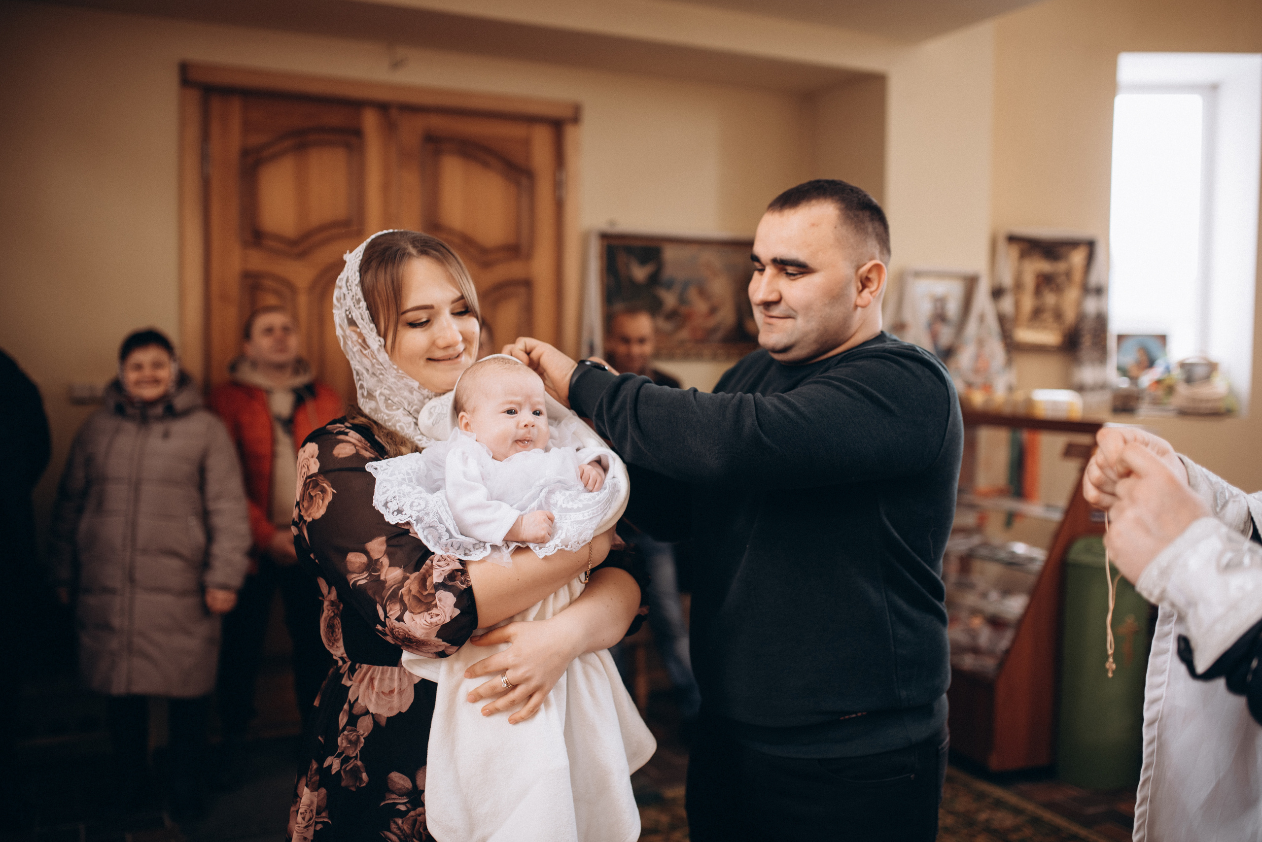 Таинство крещения Дарины. Семейный фотограф Екатерина Воробьева
