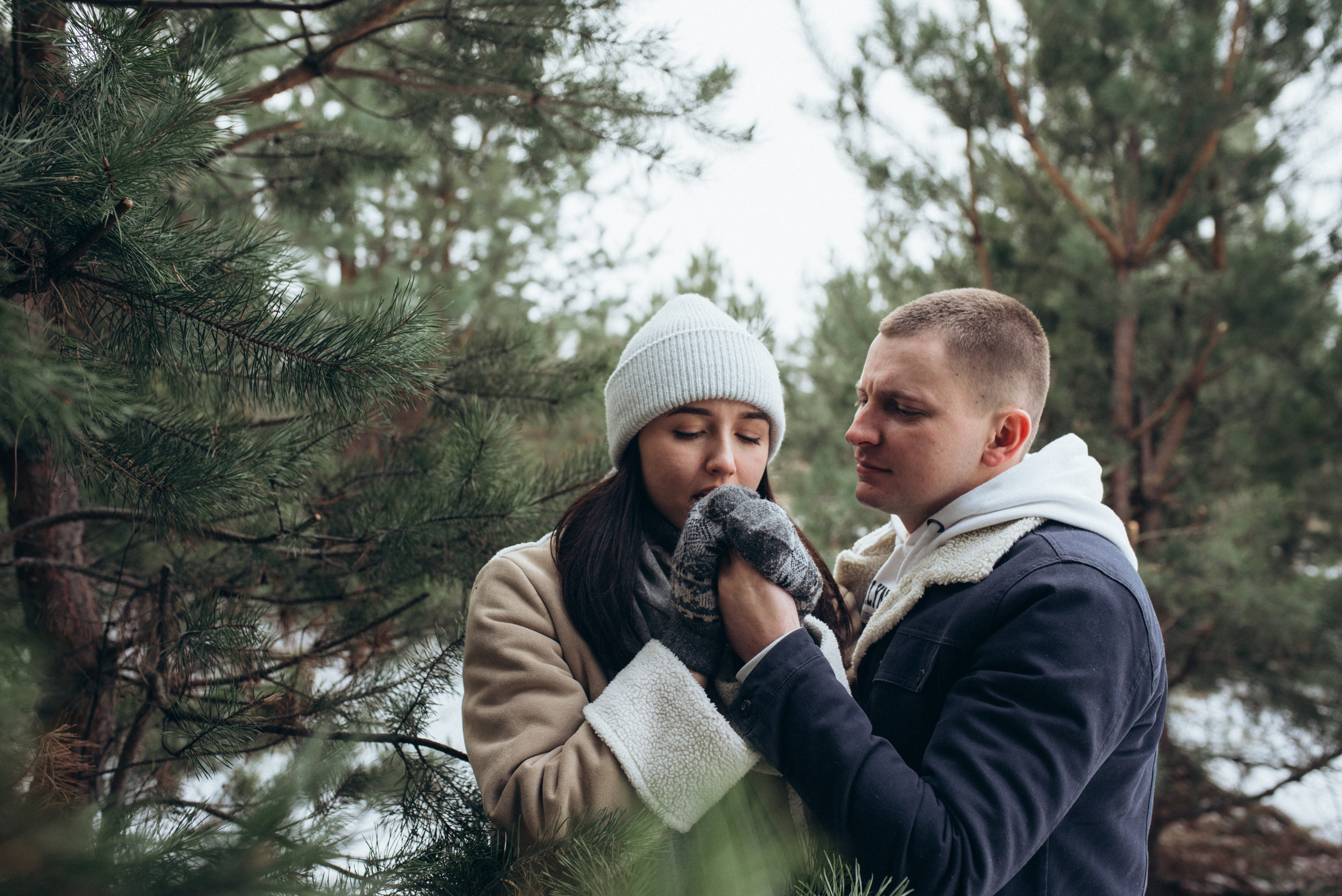 Женя и Вика. Однажды зимой. Семейный фотограф Екатерина Воробьева