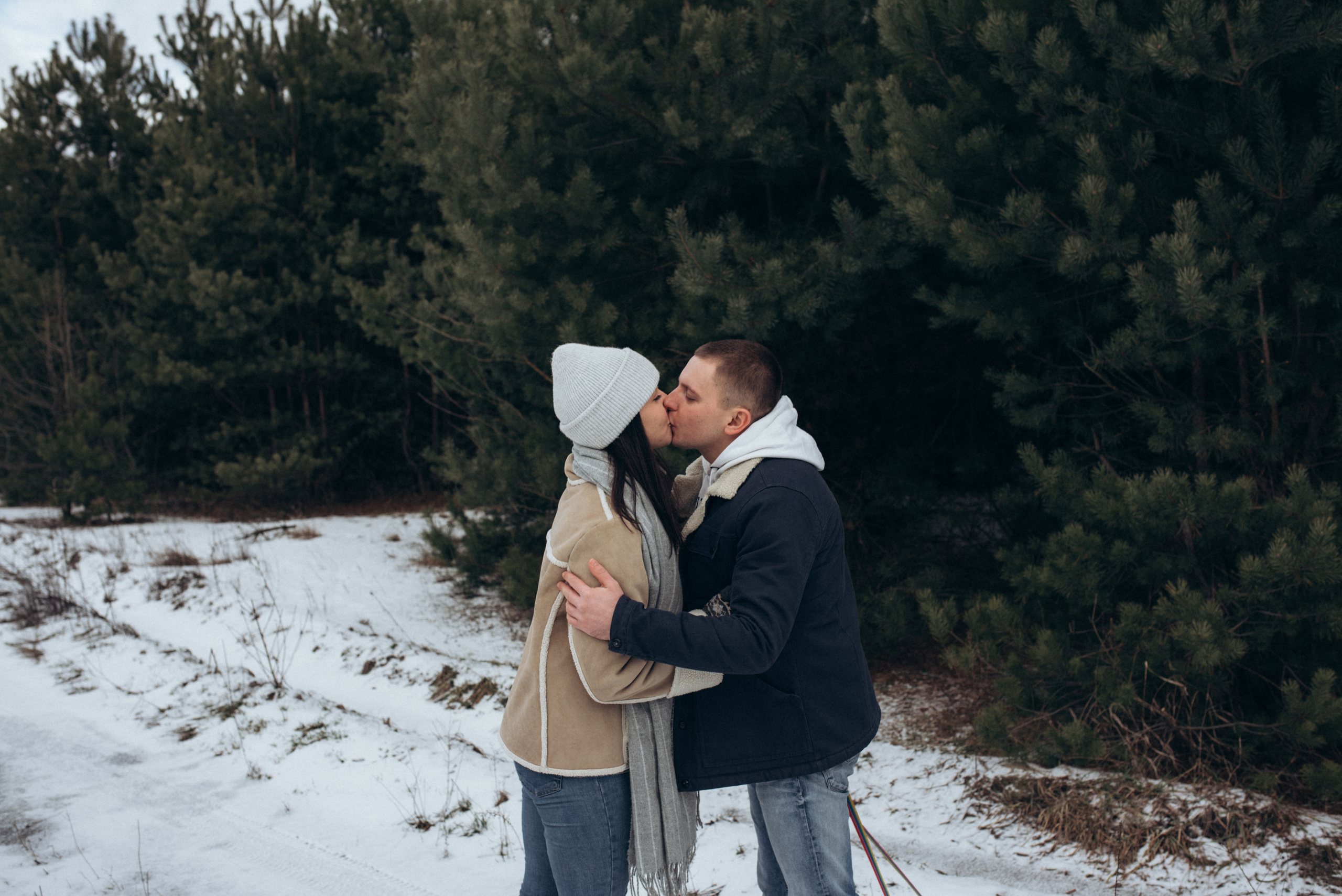 Женя и Вика. Однажды зимой. Семейный фотограф Екатерина Воробьева