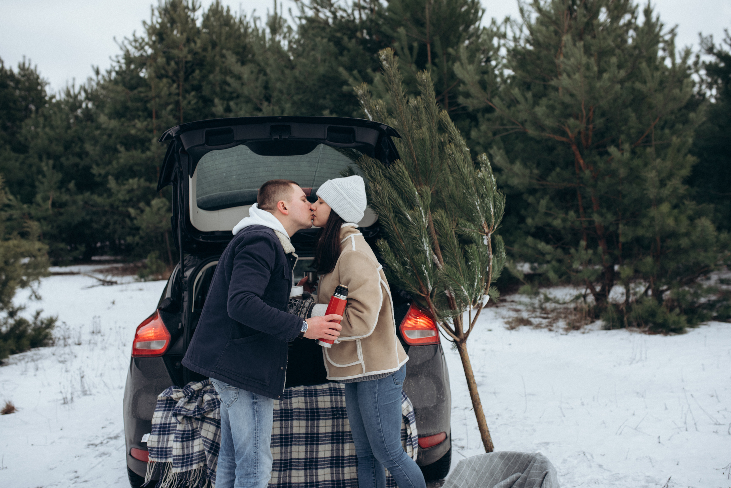 Женя и Вика. Однажды зимой. Семейный фотограф Екатерина Воробьева
