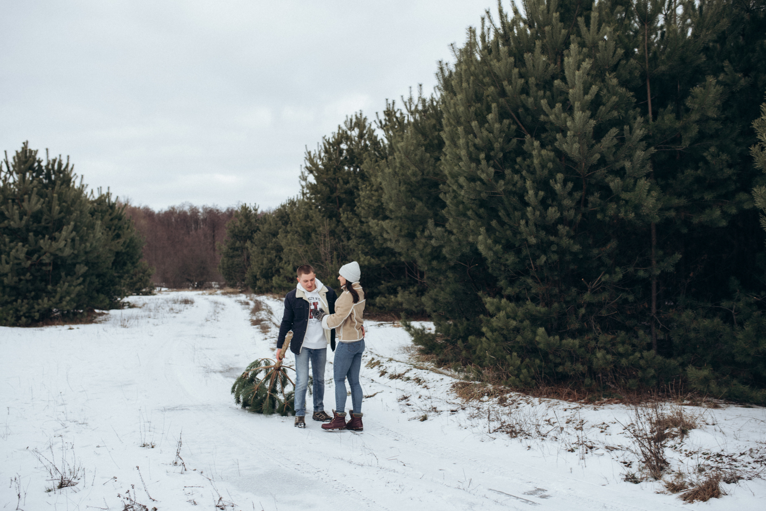 Женя и Вика. Однажды зимой. Семейный фотограф Екатерина Воробьева