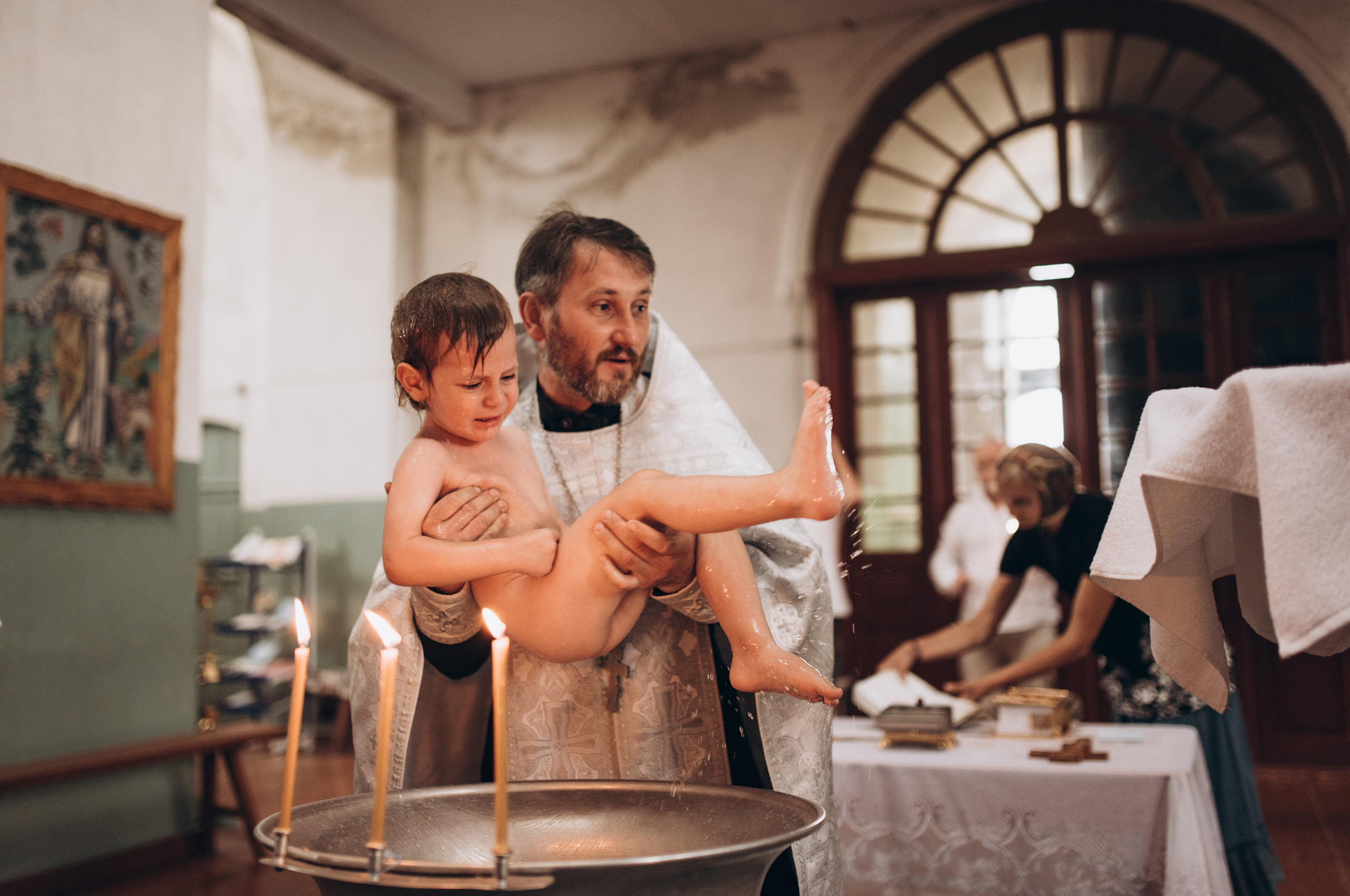 Таинство Крещение Илая. Семейный фотограф Екатерина Воробьева