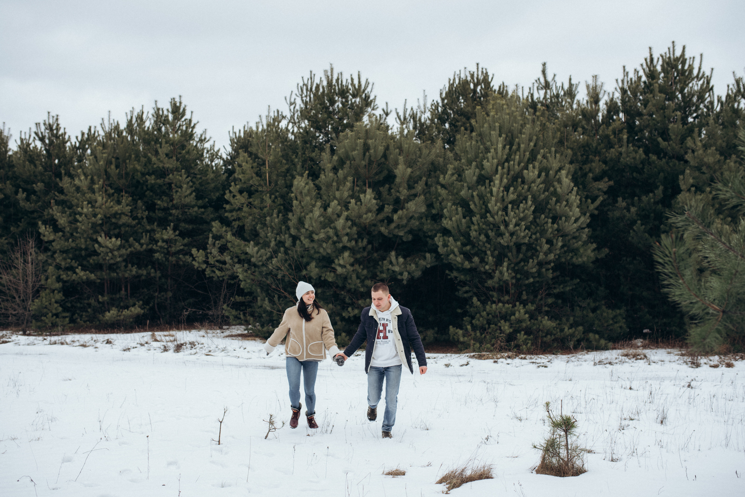 Женя и Вика. Однажды зимой. Семейный фотограф Екатерина Воробьева