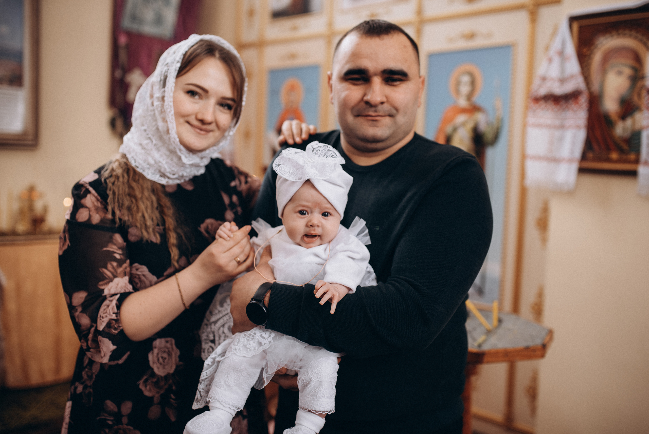 Таинство крещения Дарины. Семейный фотограф Екатерина Воробьева