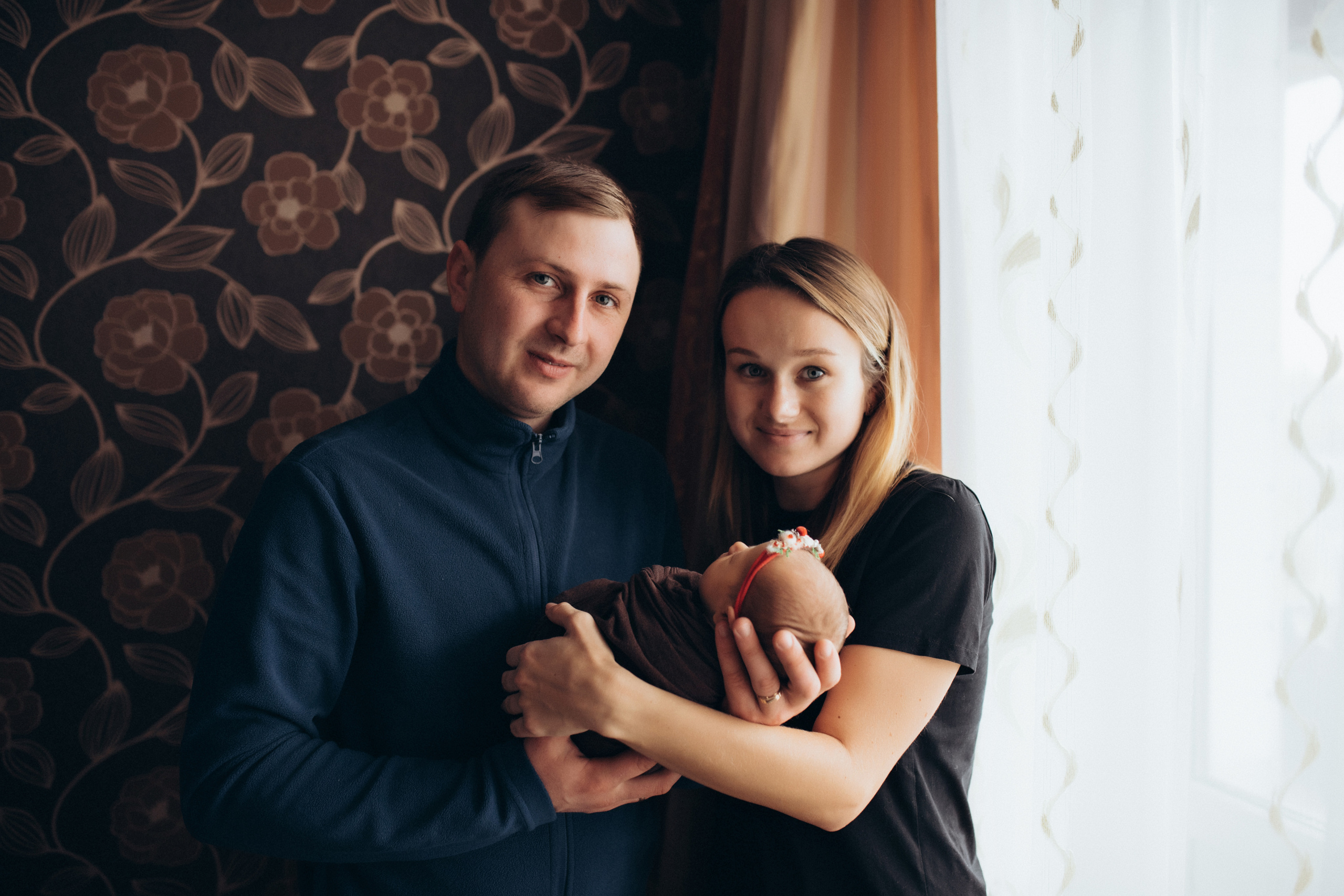 Дарина 9 днів. Семейный фотограф Екатерина Воробьева