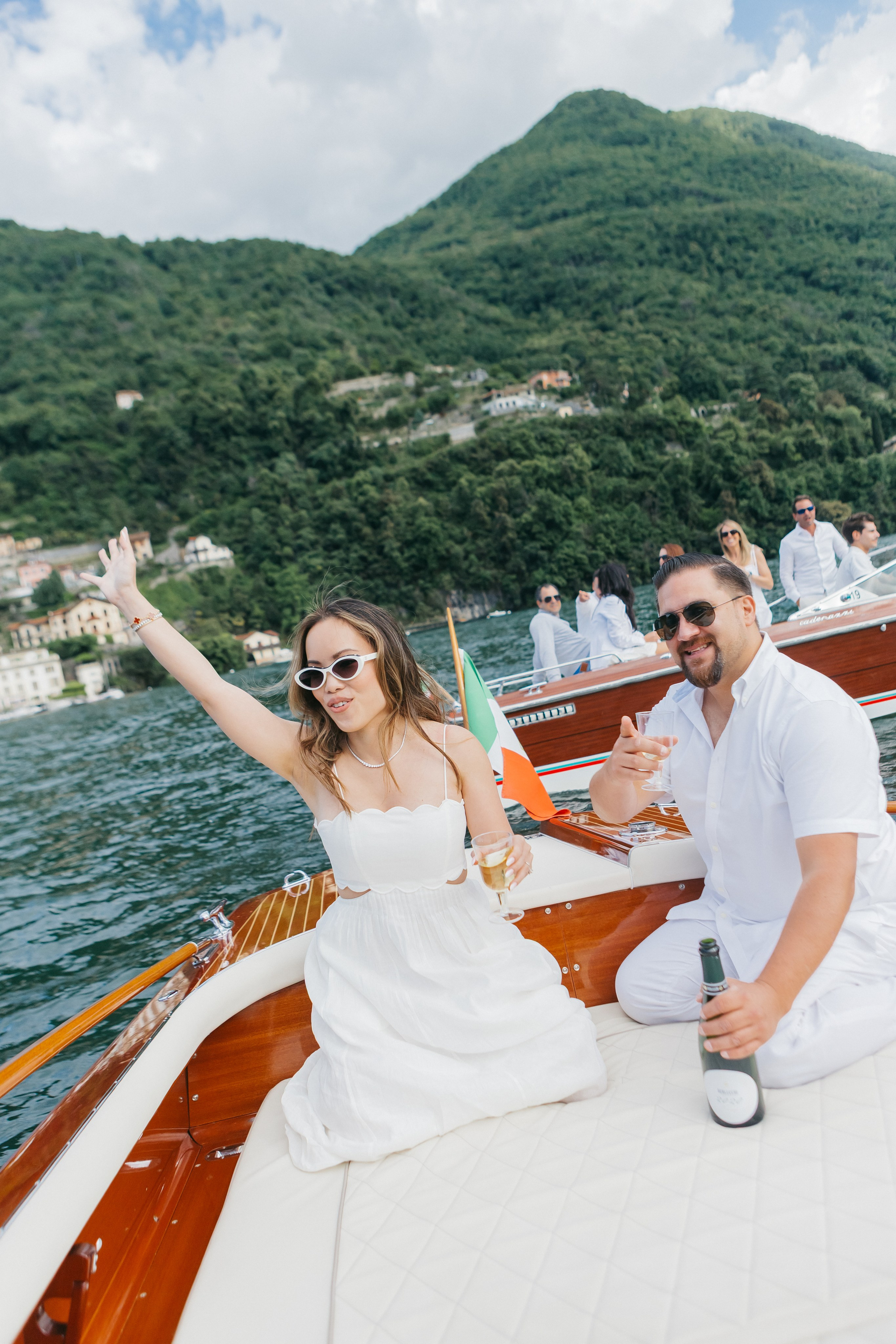 BOAT TRIP ABIGAIL & NICK. Luxury wedding photographer in Italy | Irina Armonia