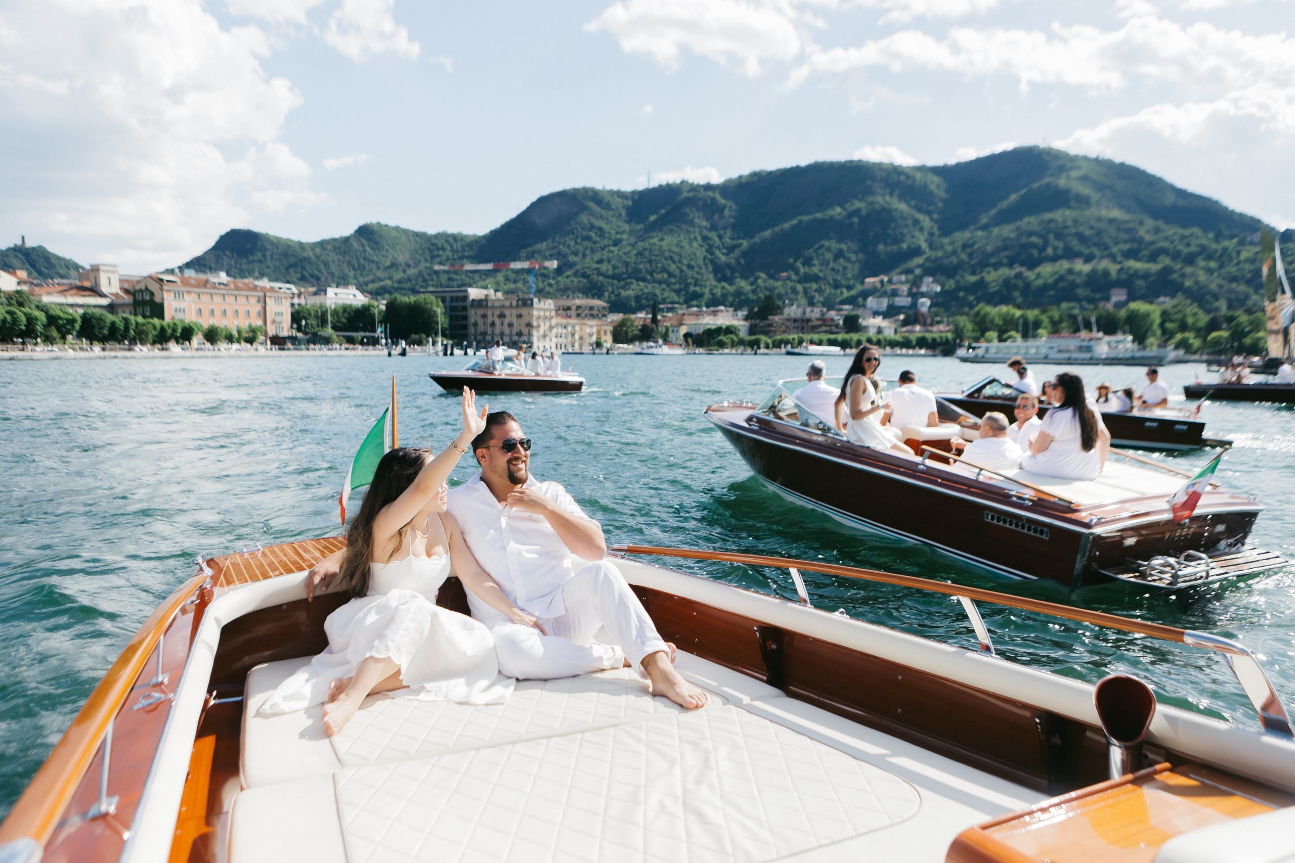 BOAT TRIP ABIGAIL & NICK. Luxury wedding photographer in Italy | Irina Armonia