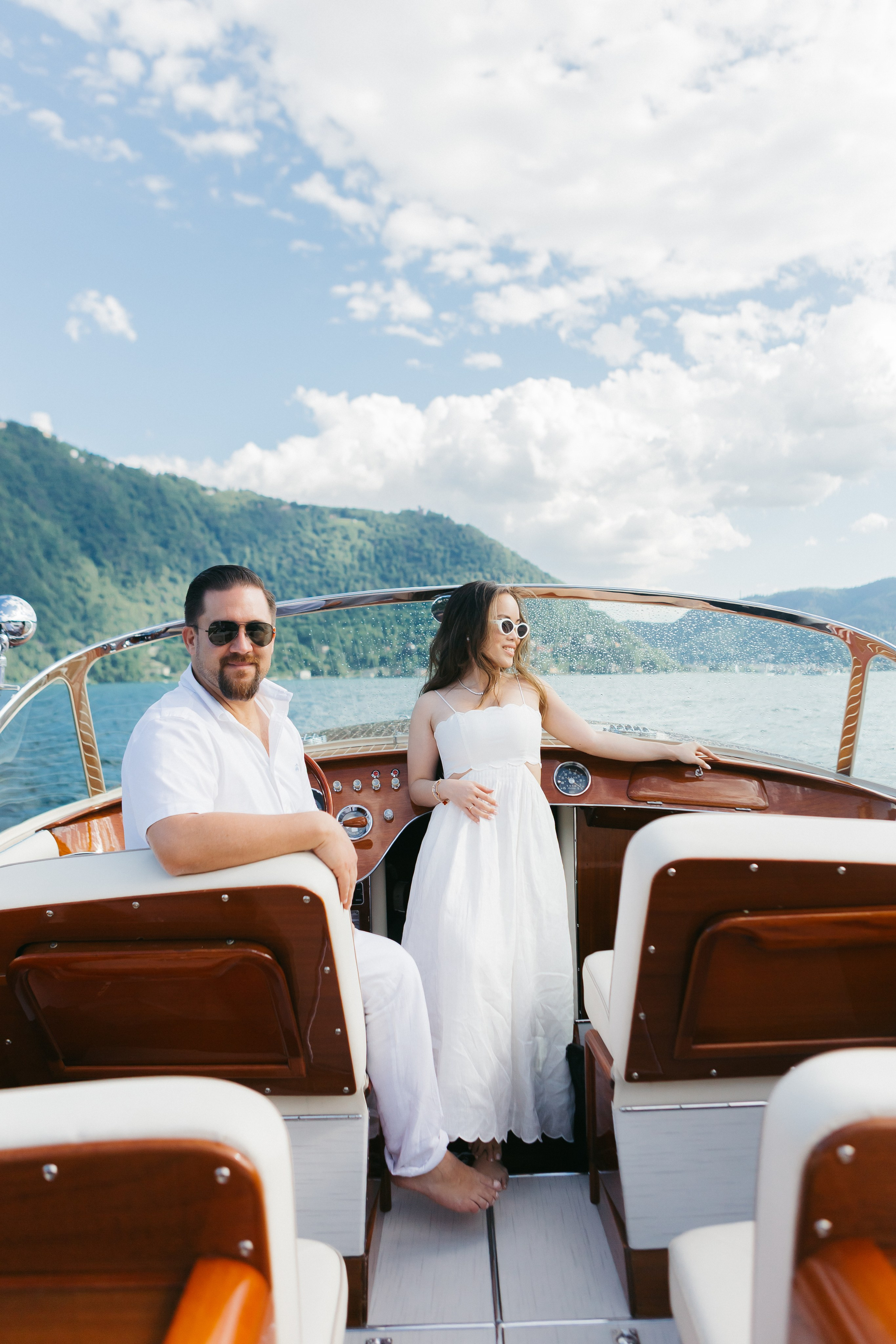 BOAT TRIP ABIGAIL & NICK. Luxury wedding photographer in Italy | Irina Armonia