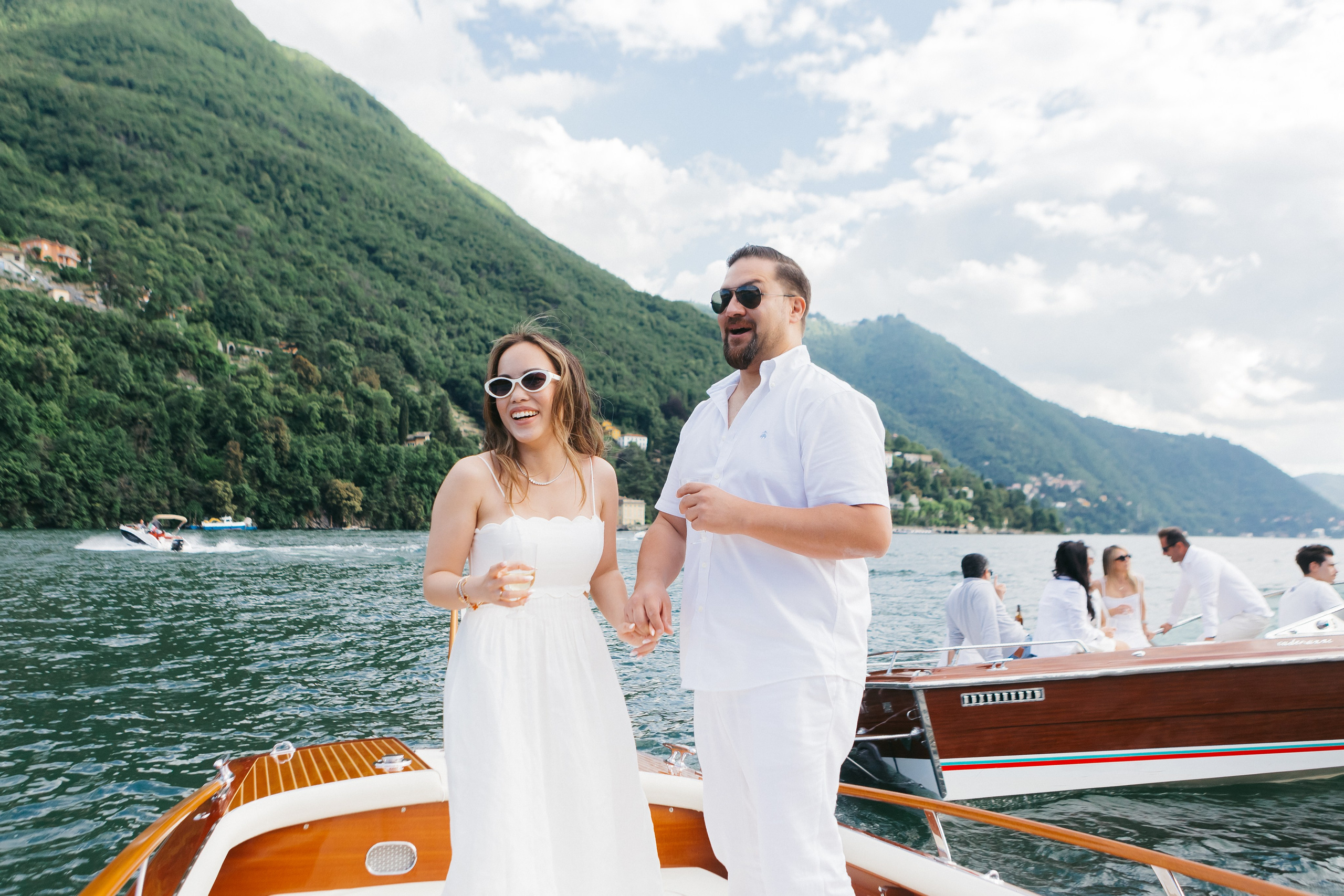 BOAT TRIP ABIGAIL & NICK. Luxury wedding photographer in Italy | Irina Armonia