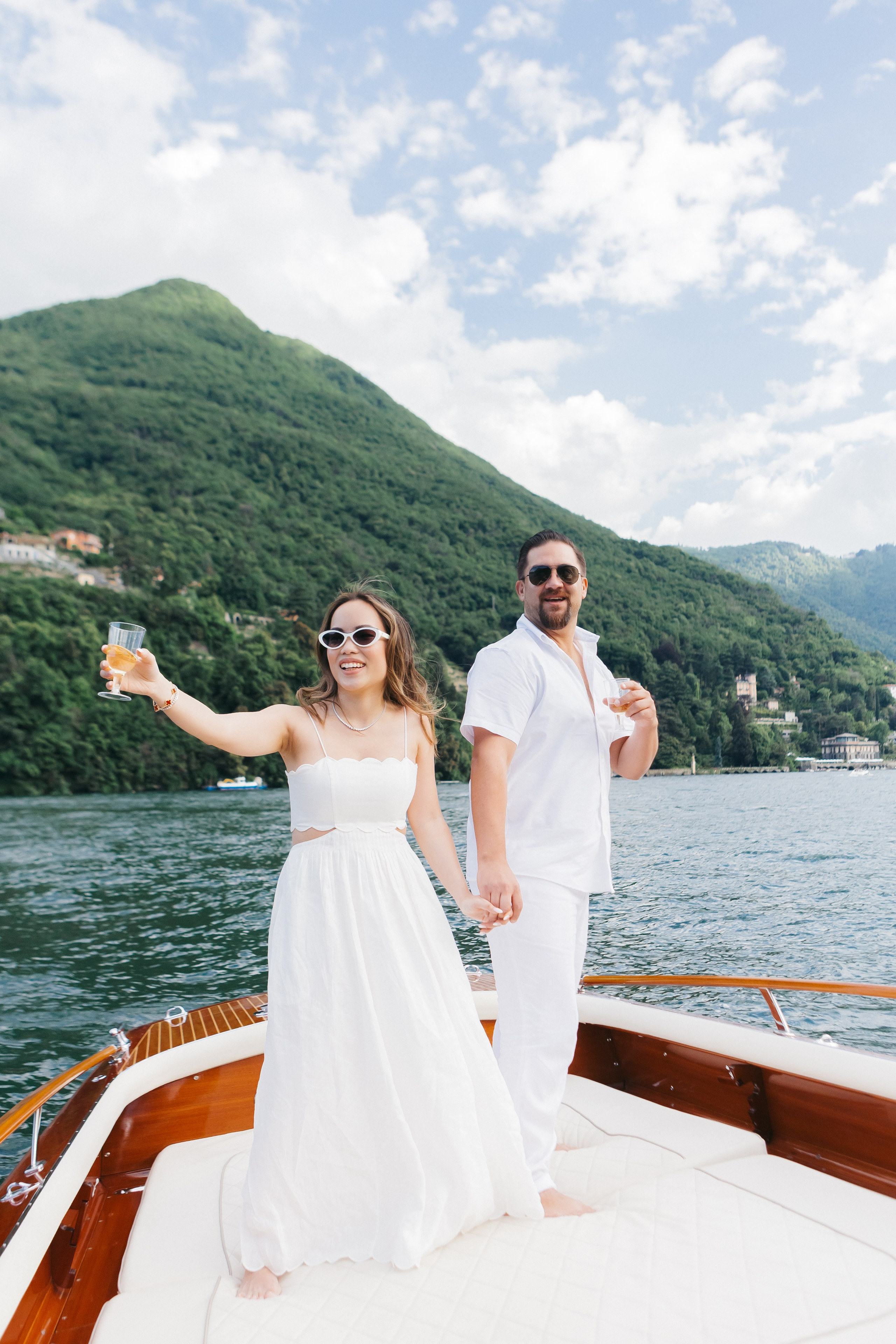 BOAT TRIP ABIGAIL & NICK. Luxury wedding photographer in Italy | Irina Armonia
