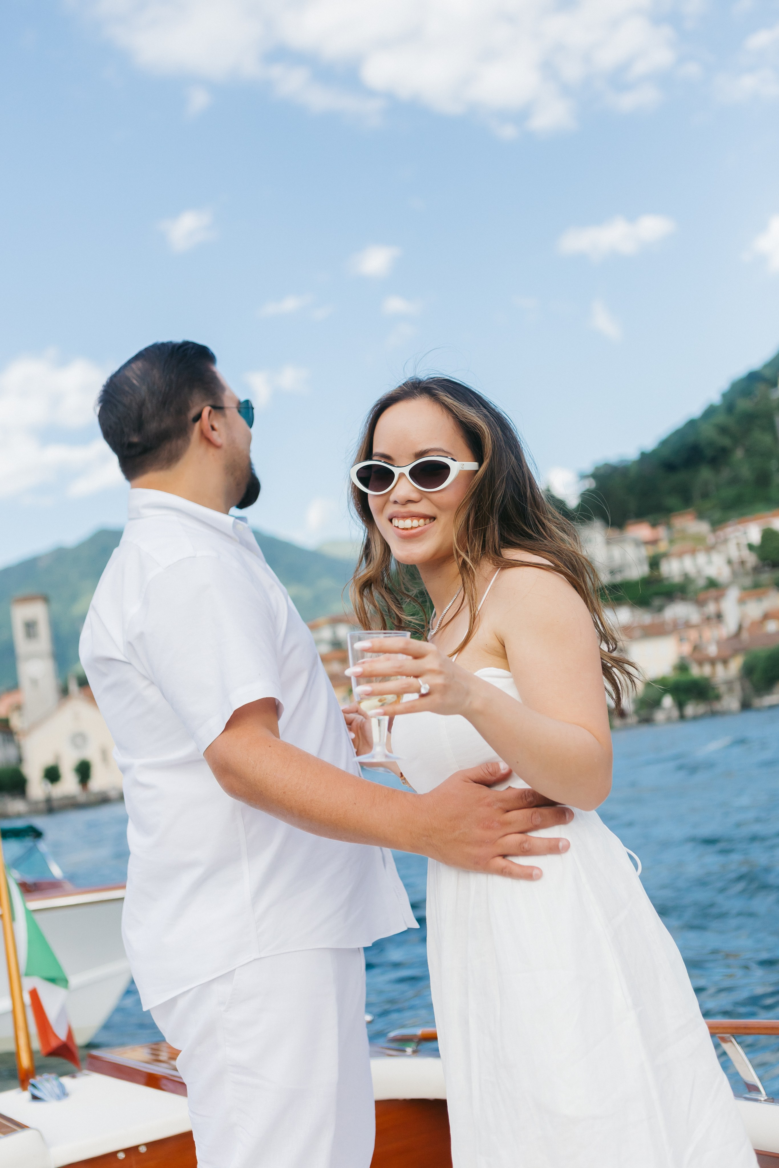 BOAT TRIP ABIGAIL & NICK. Luxury wedding photographer in Italy | Irina Armonia