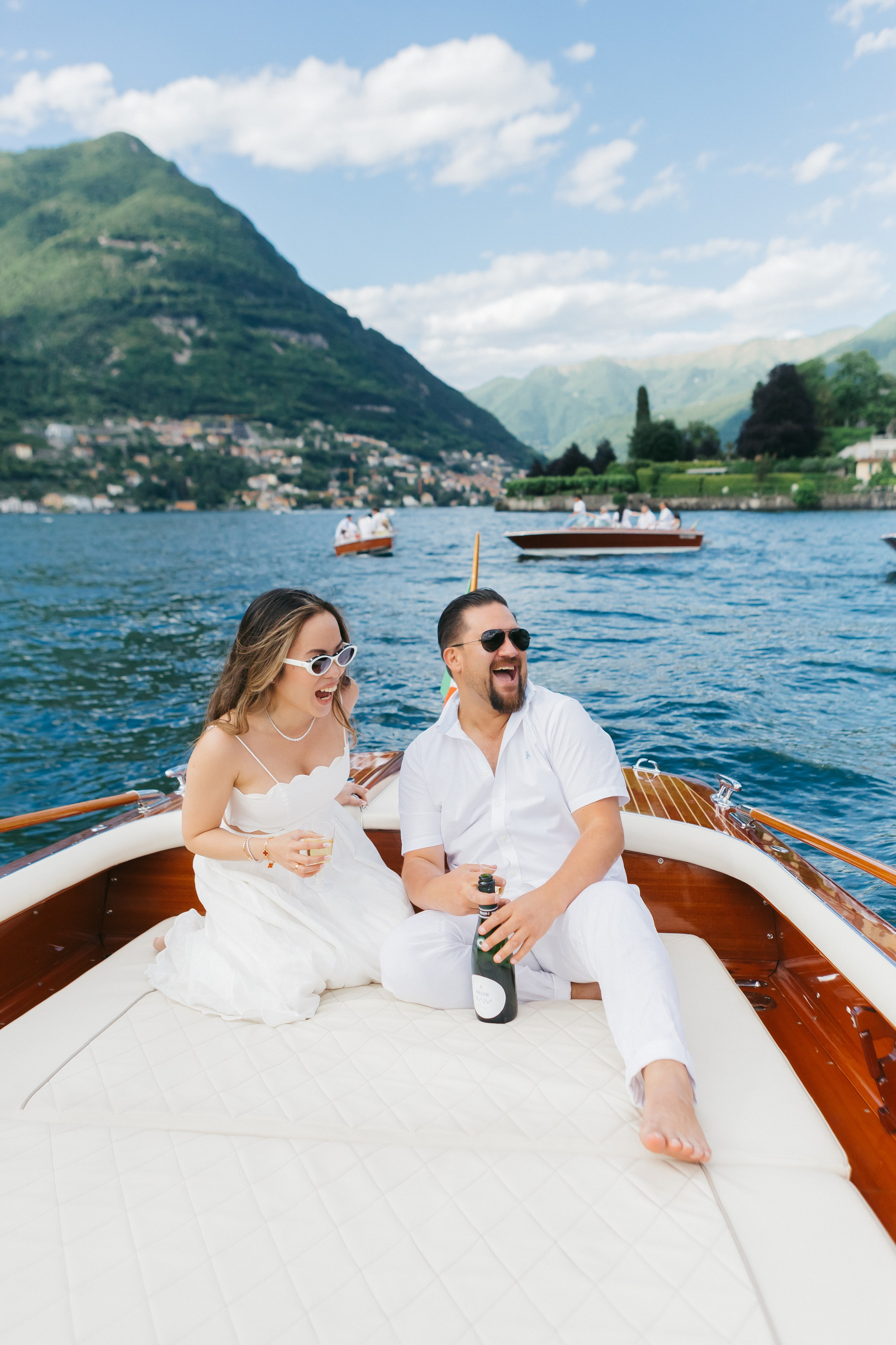 BOAT TRIP ABIGAIL & NICK. Luxury wedding photographer in Italy | Irina Armonia