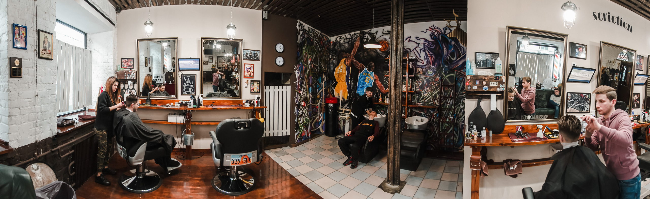 Scriction Barbershop. Foto • Video • Produktion • Luftbildaufnahmen • Erstellung von Medien