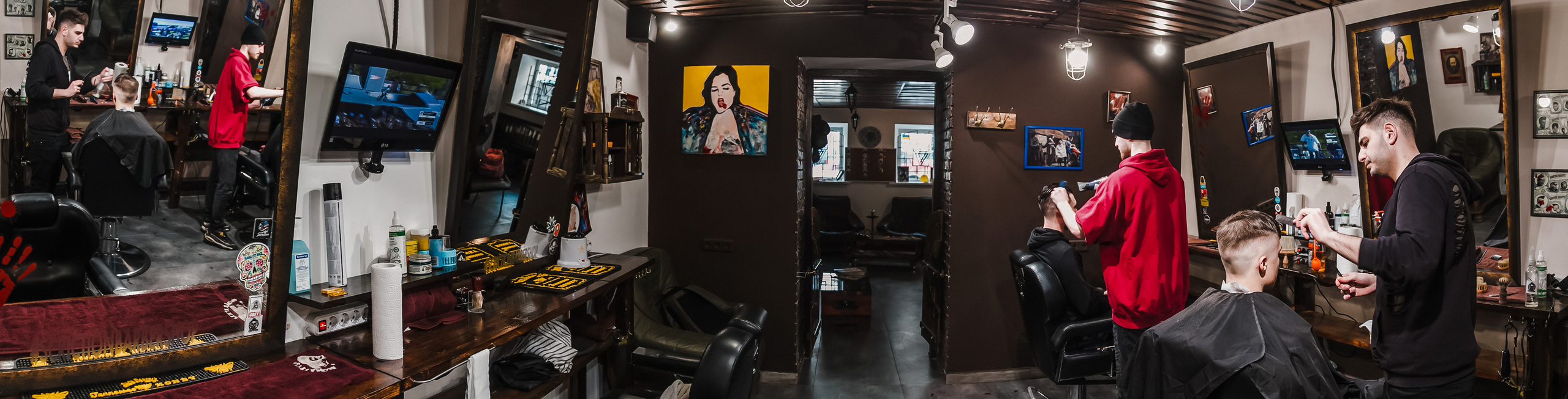 Scriction Barbershop. Foto • Video • Produktion • Luftbildaufnahmen • Erstellung von Medien