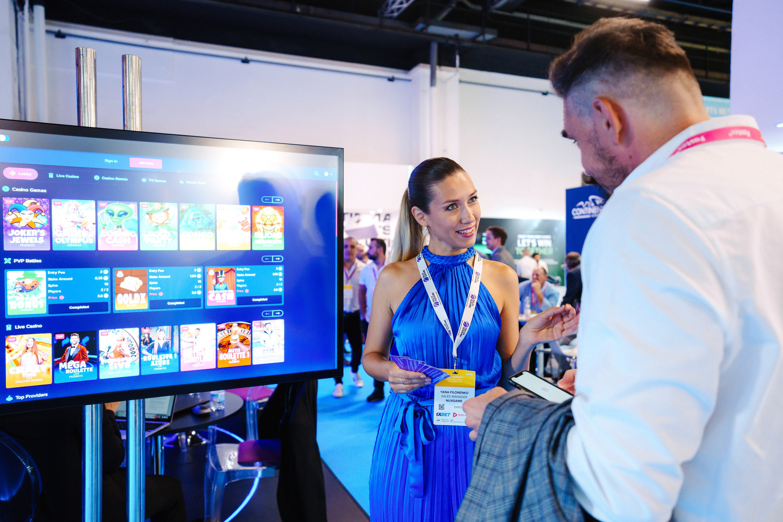 Barcelona SBC Summit • NUXGAME. Foto • Video • Produktion • Luftbildaufnahmen • Erstellung von Medien