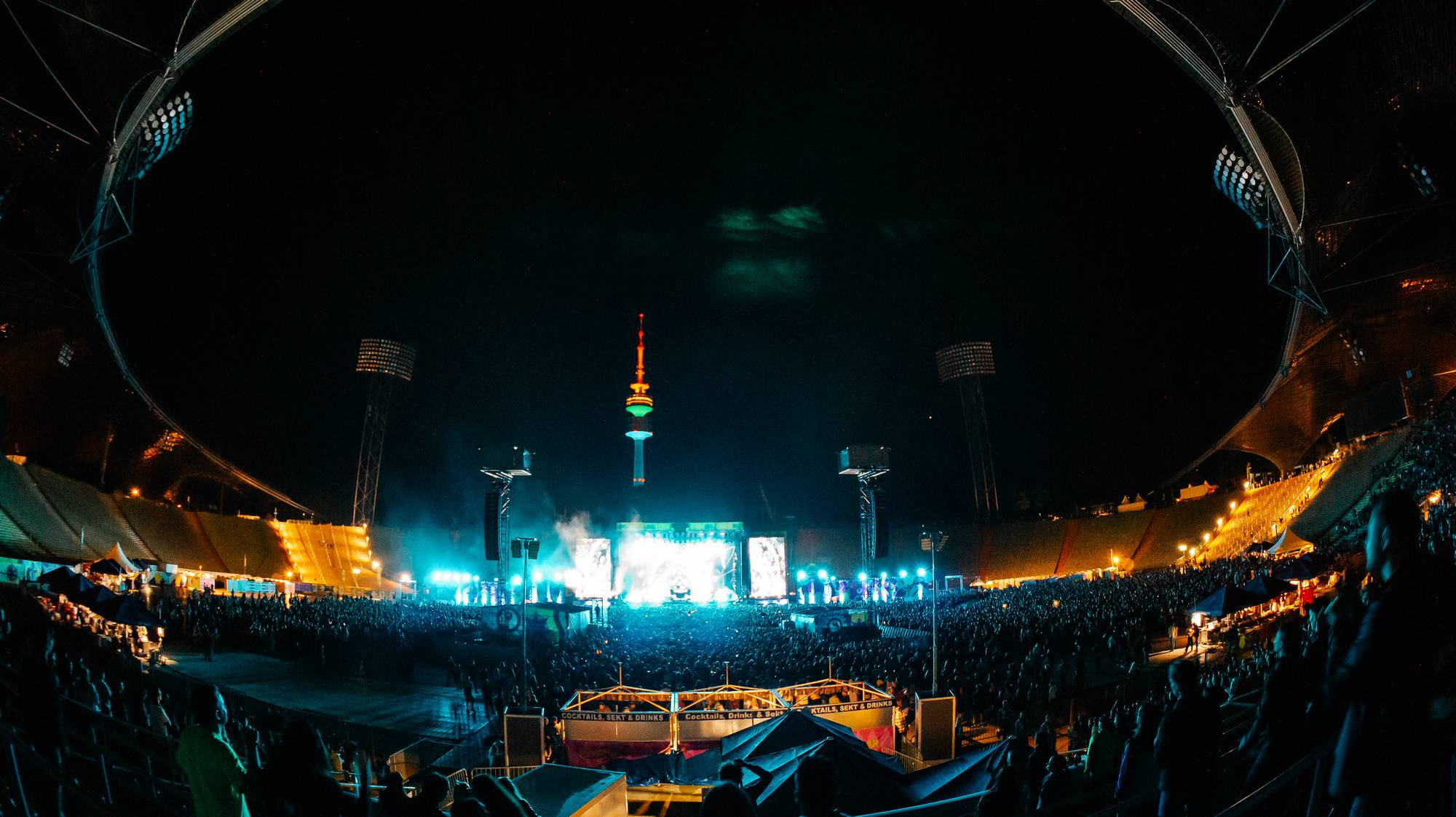 SUPERBLOOM 2022. Münich — Olympiastadion. Photo • Video • Production • Aerial • Media Creation