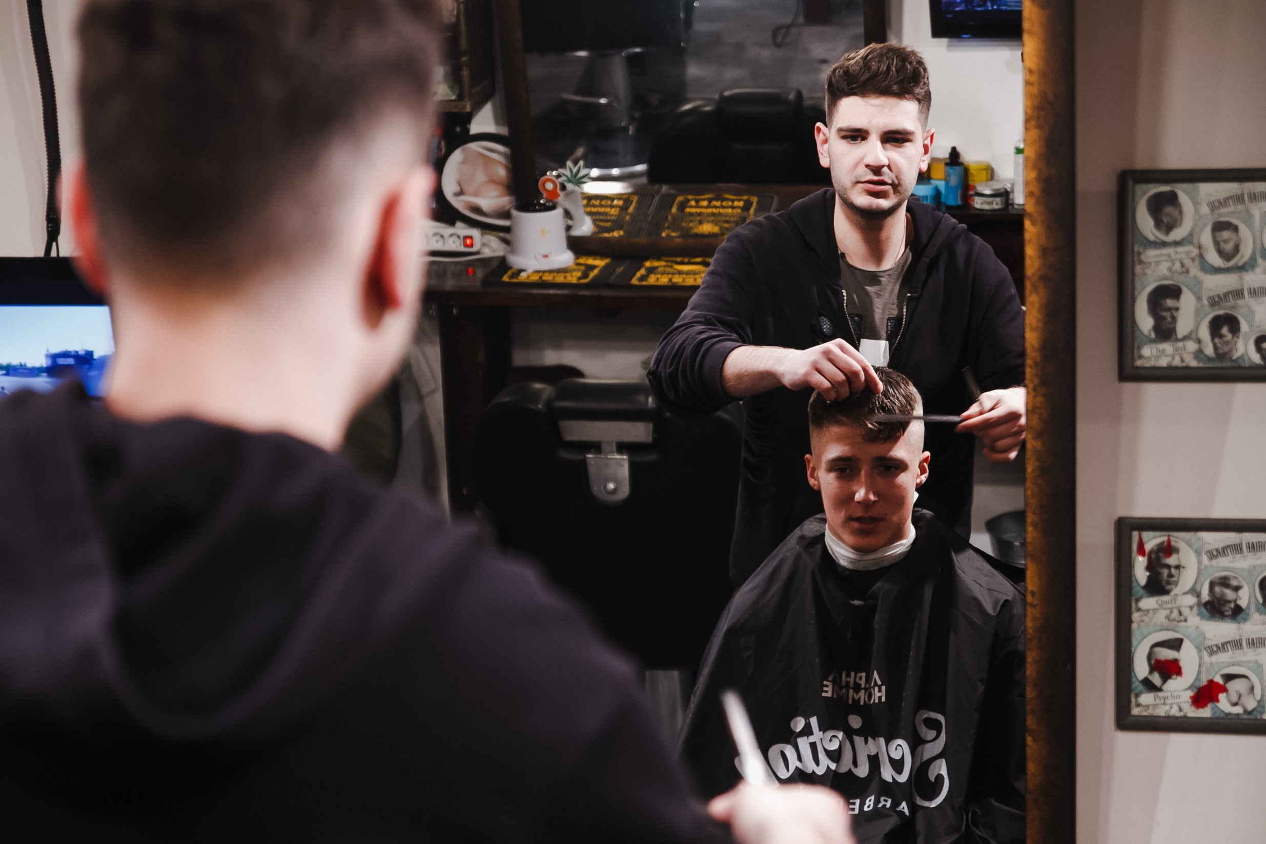 Scriction Barbershop. Foto • Video • Produktion • Luftbildaufnahmen • Erstellung von Medien