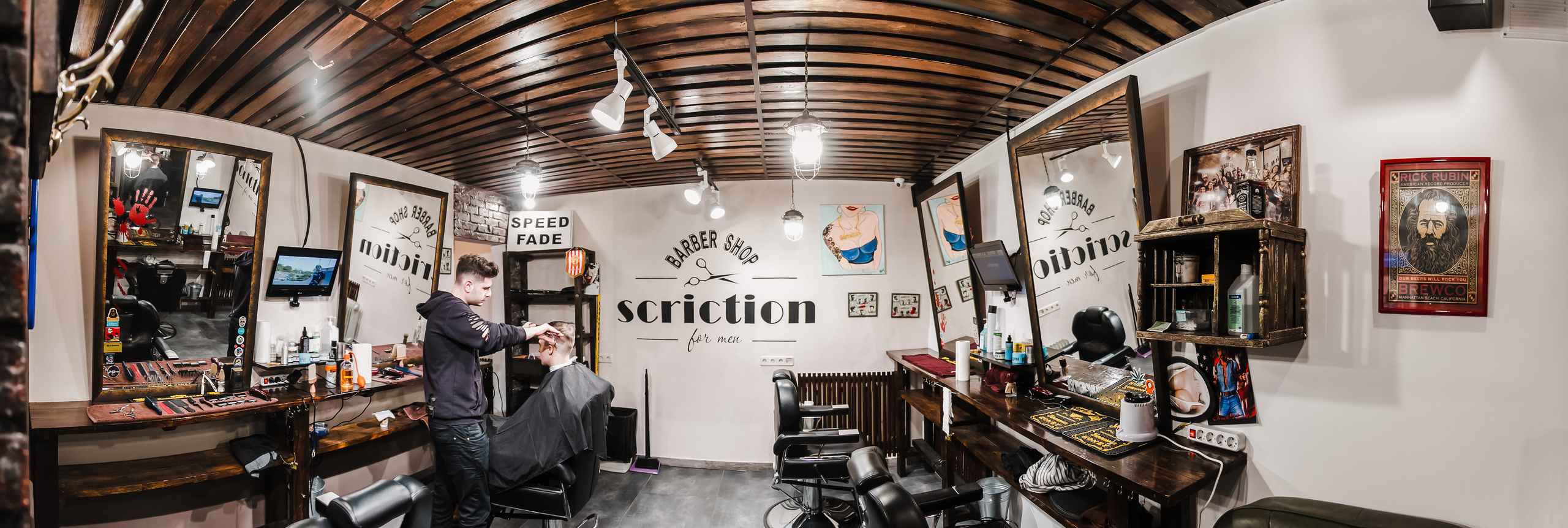 Scriction Barbershop. Foto • Video • Produktion • Luftbildaufnahmen • Erstellung von Medien