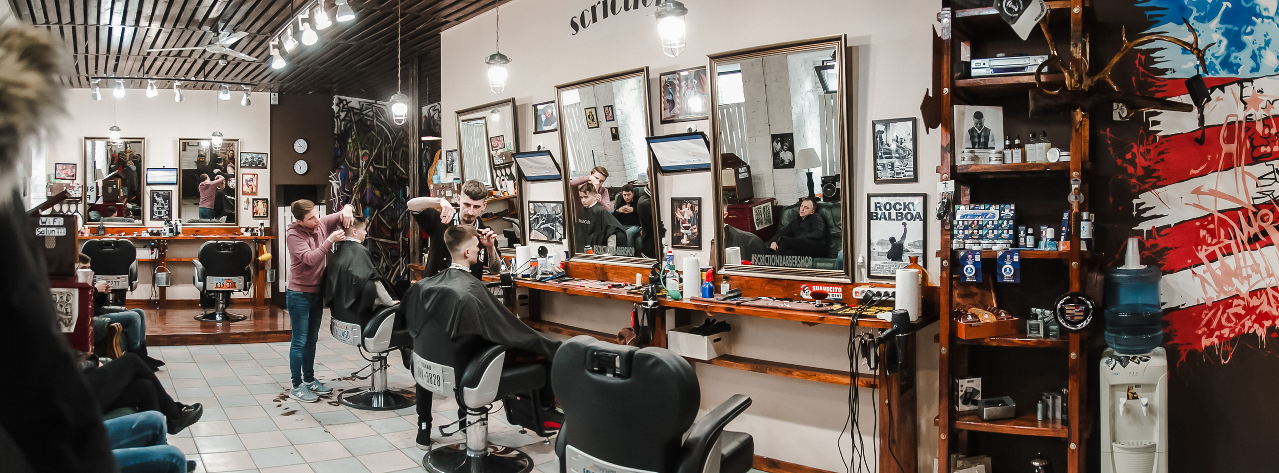 Scriction Barbershop. Foto • Video • Produktion • Luftbildaufnahmen • Erstellung von Medien