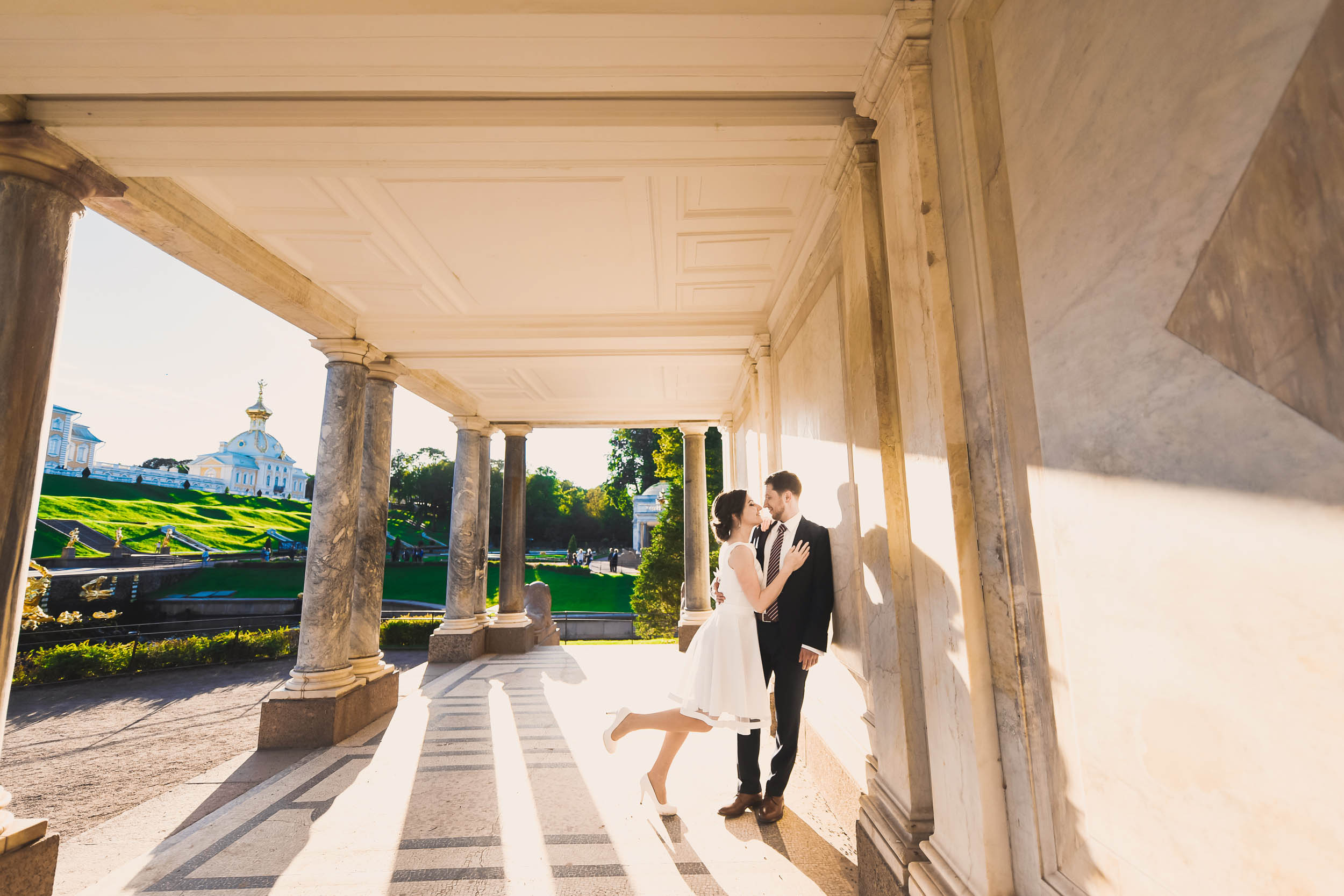 Viktor and Vera. Petergof. Family and wedding photographer in Norway Bublik Polina