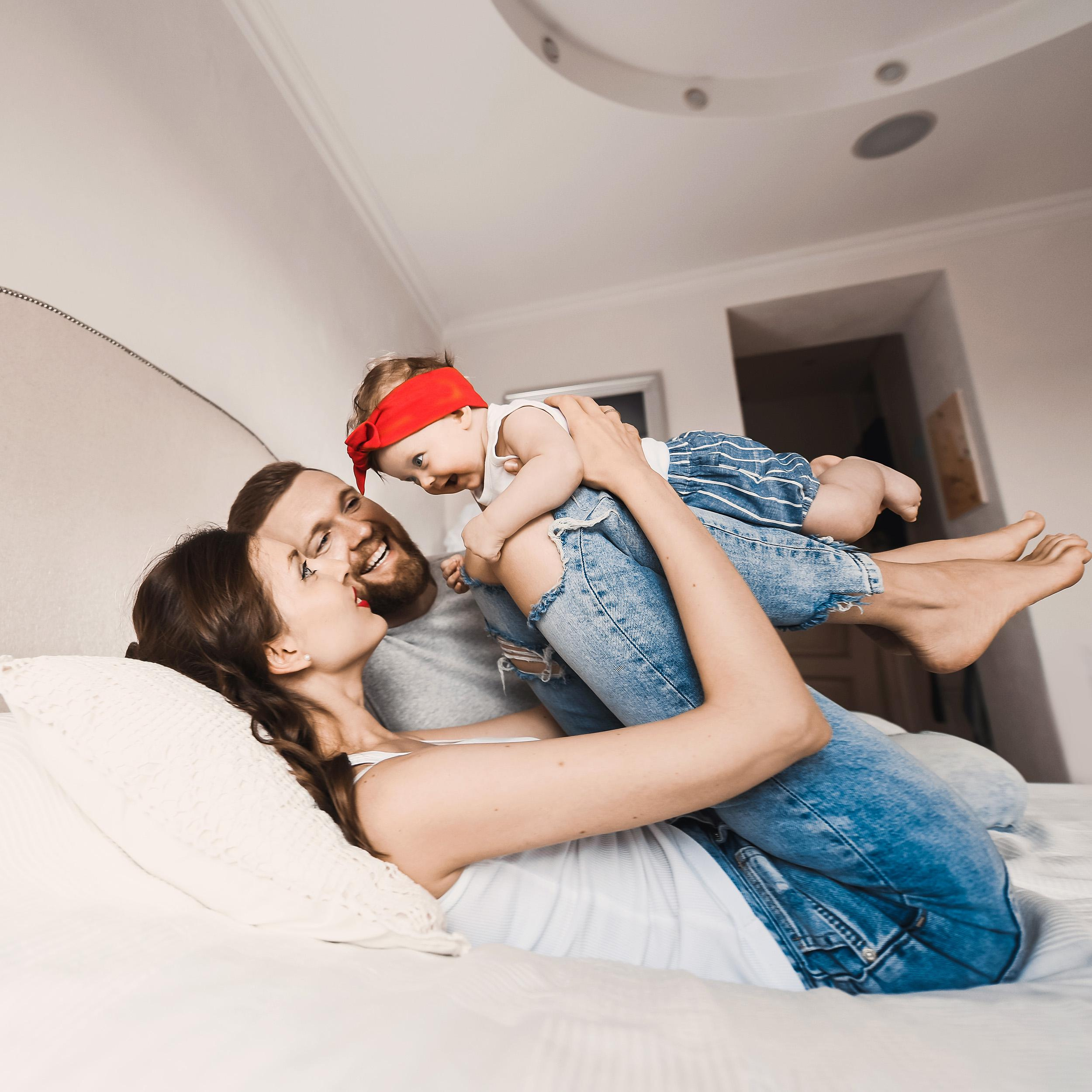 Anna, Eugeniy and Polina. Family and wedding photographer in Norway Bublik Polina