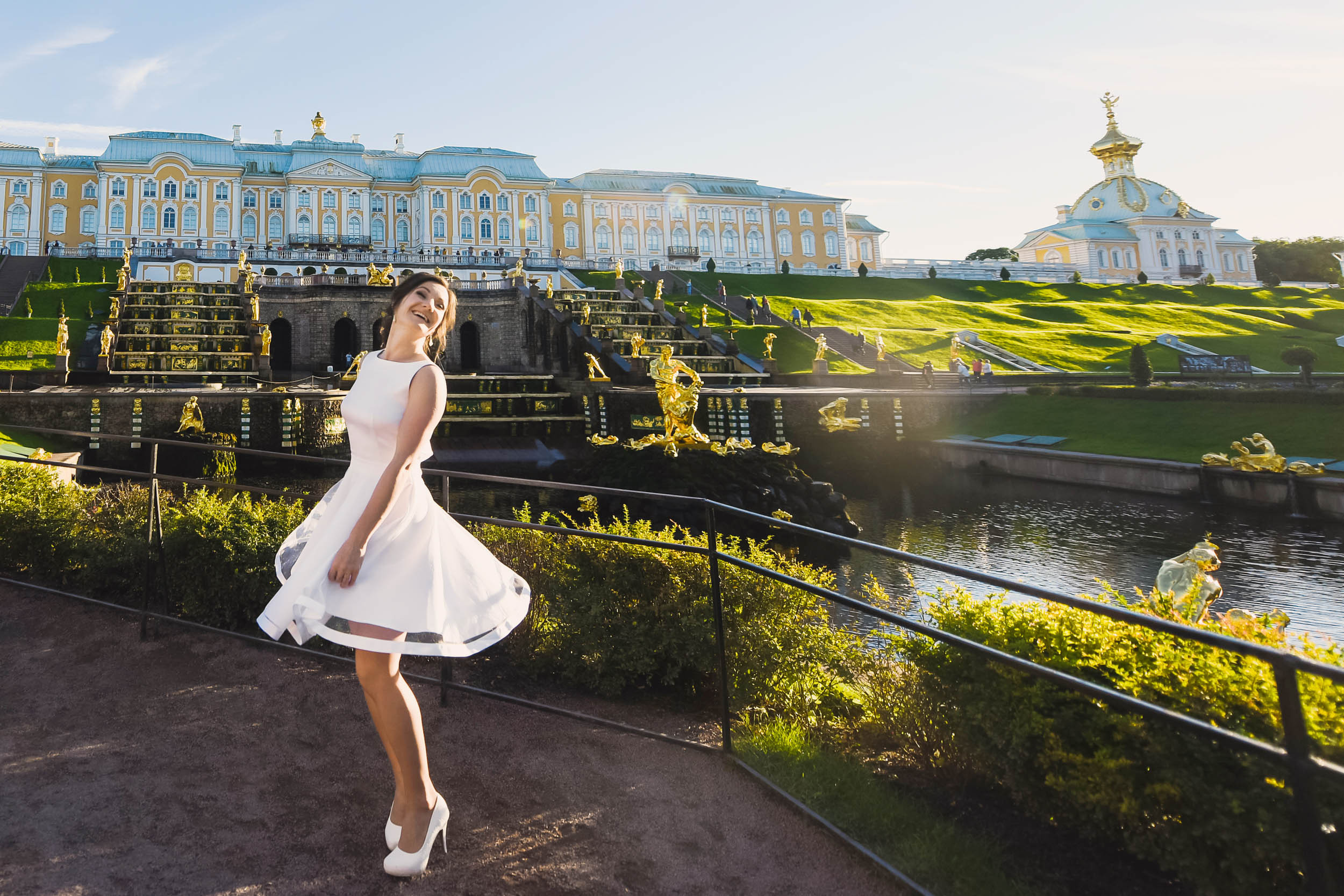 Viktor and Vera. Petergof. Family and wedding photographer in Norway Bublik Polina