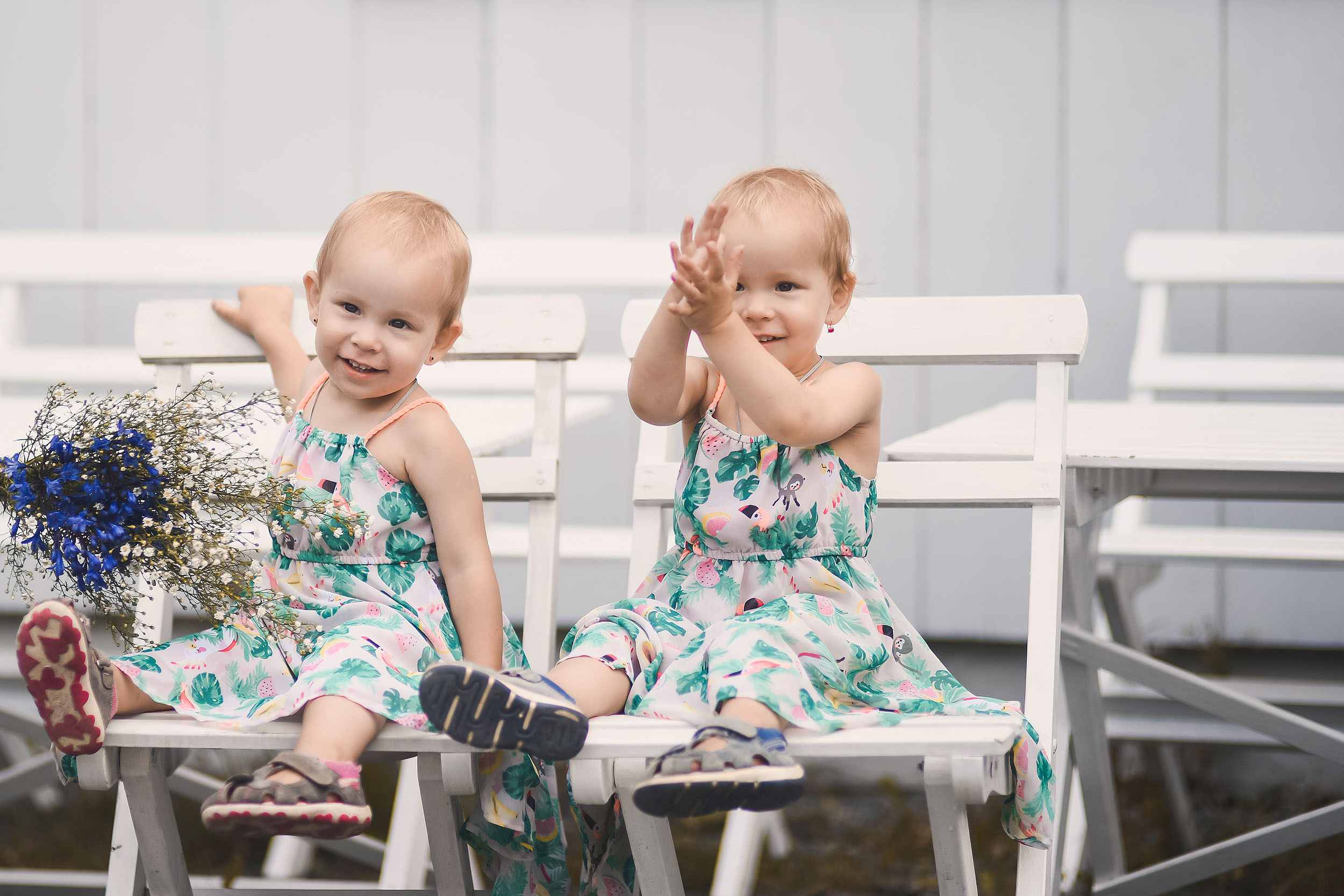 Mariya, Denis and two princesses. Family and wedding photographer in Norway Bublik Polina