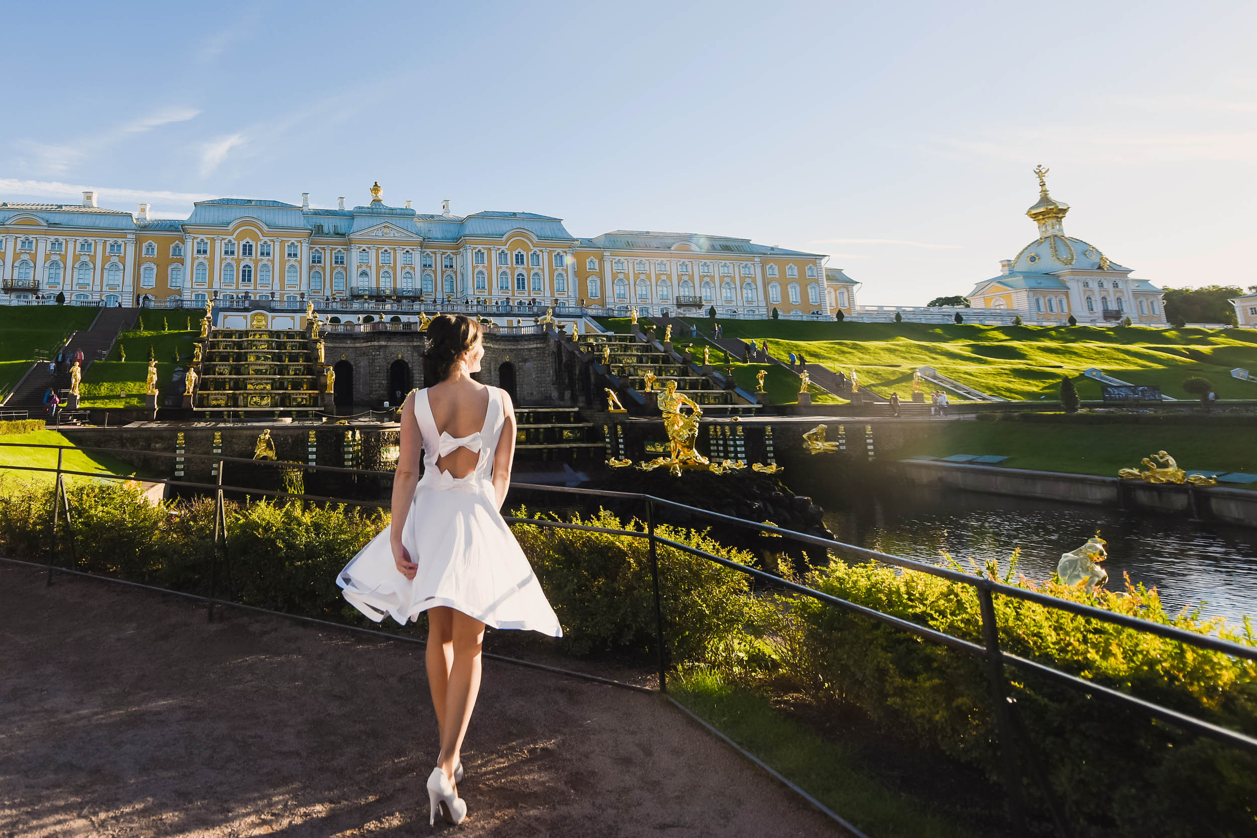 Viktor and Vera. Petergof. Family and wedding photographer in Norway Bublik Polina
