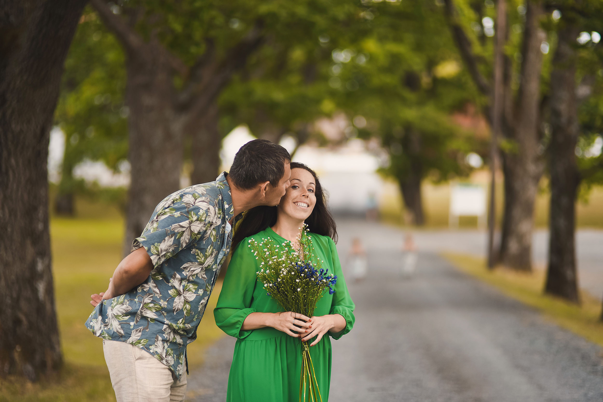 Mariya, Denis and two princesses. Family and wedding photographer in Norway Bublik Polina