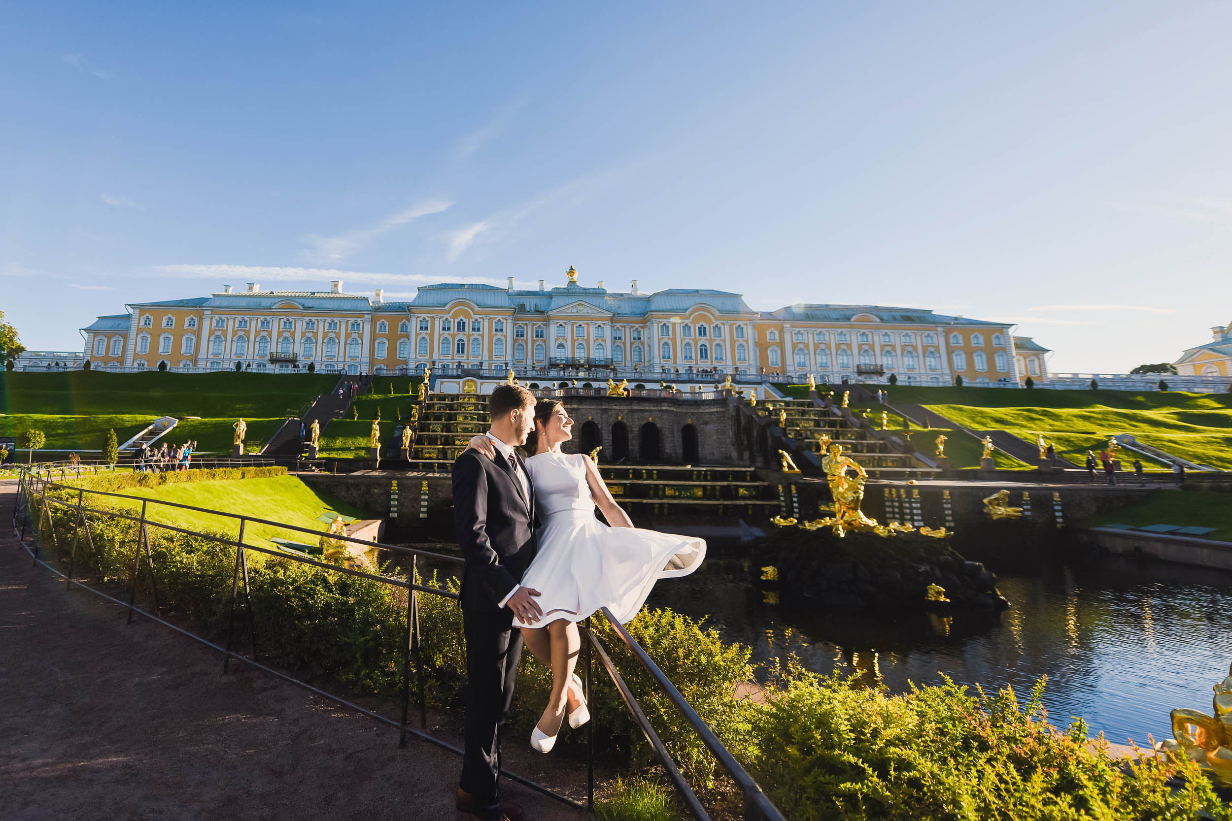 Viktor and Vera. Petergof. Family and wedding photographer in Norway Bublik Polina