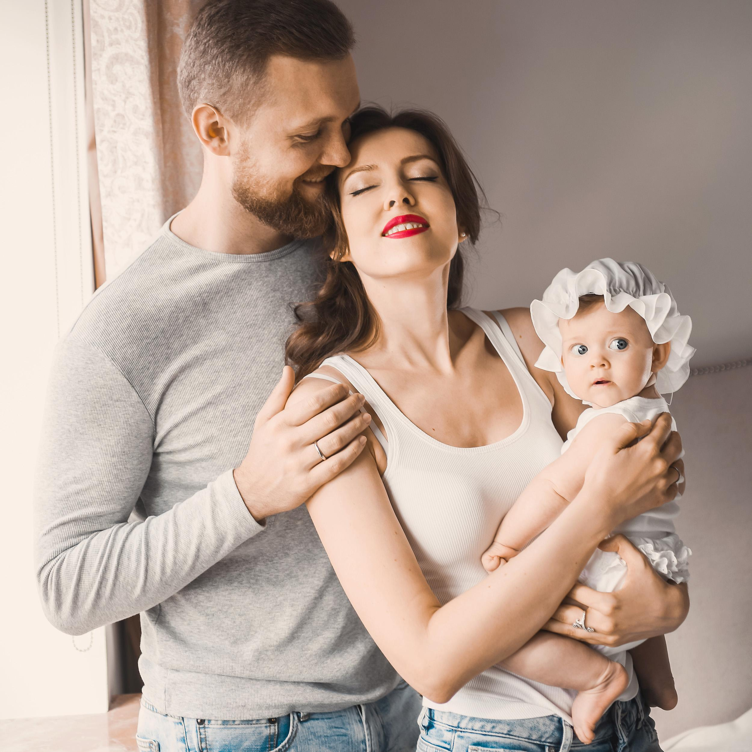 Anna, Eugeniy and Polina. Family and wedding photographer in Norway Bublik Polina