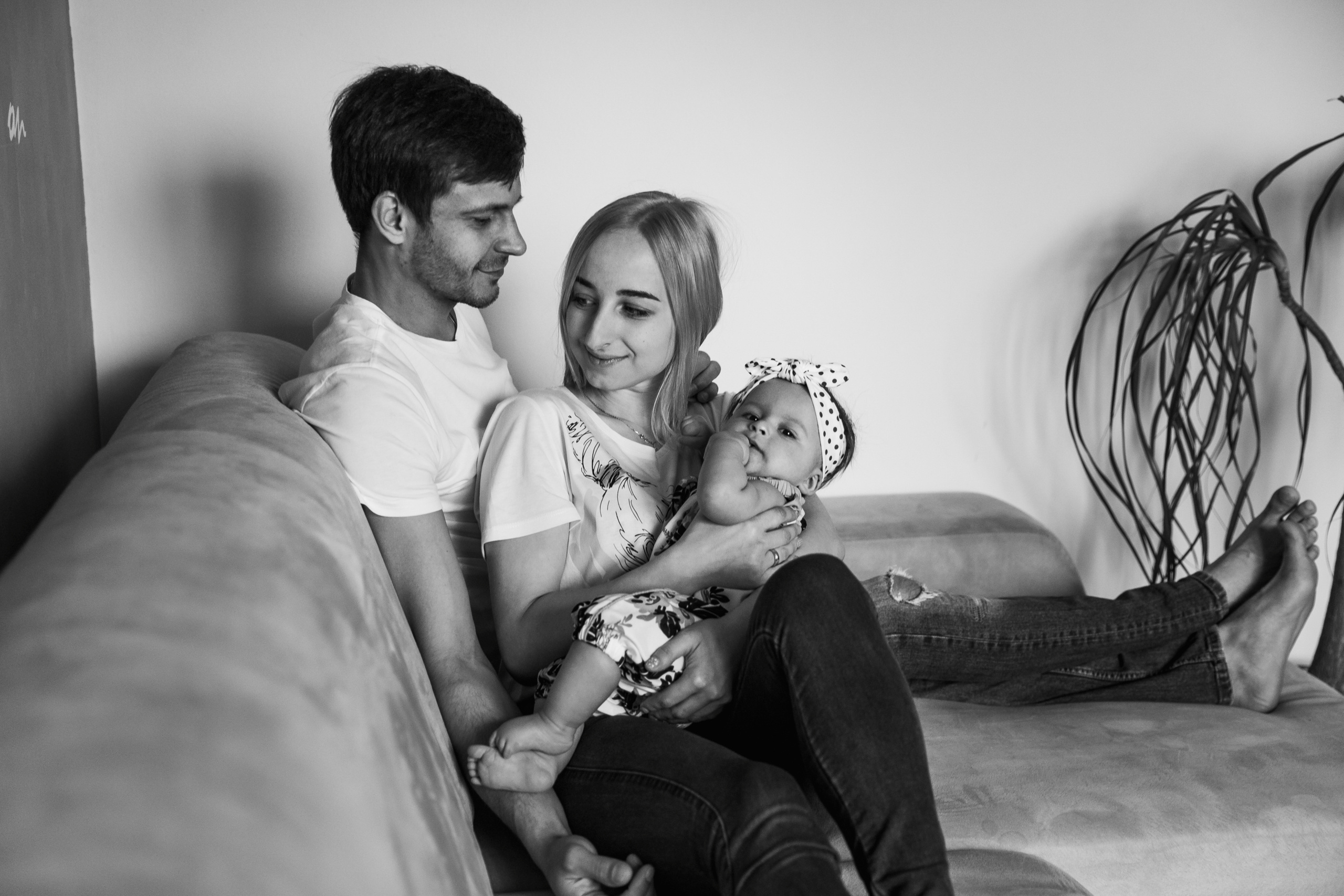 Ярина, Володимир і маленька Софійка. Фотограф Львів Наталія Рінило