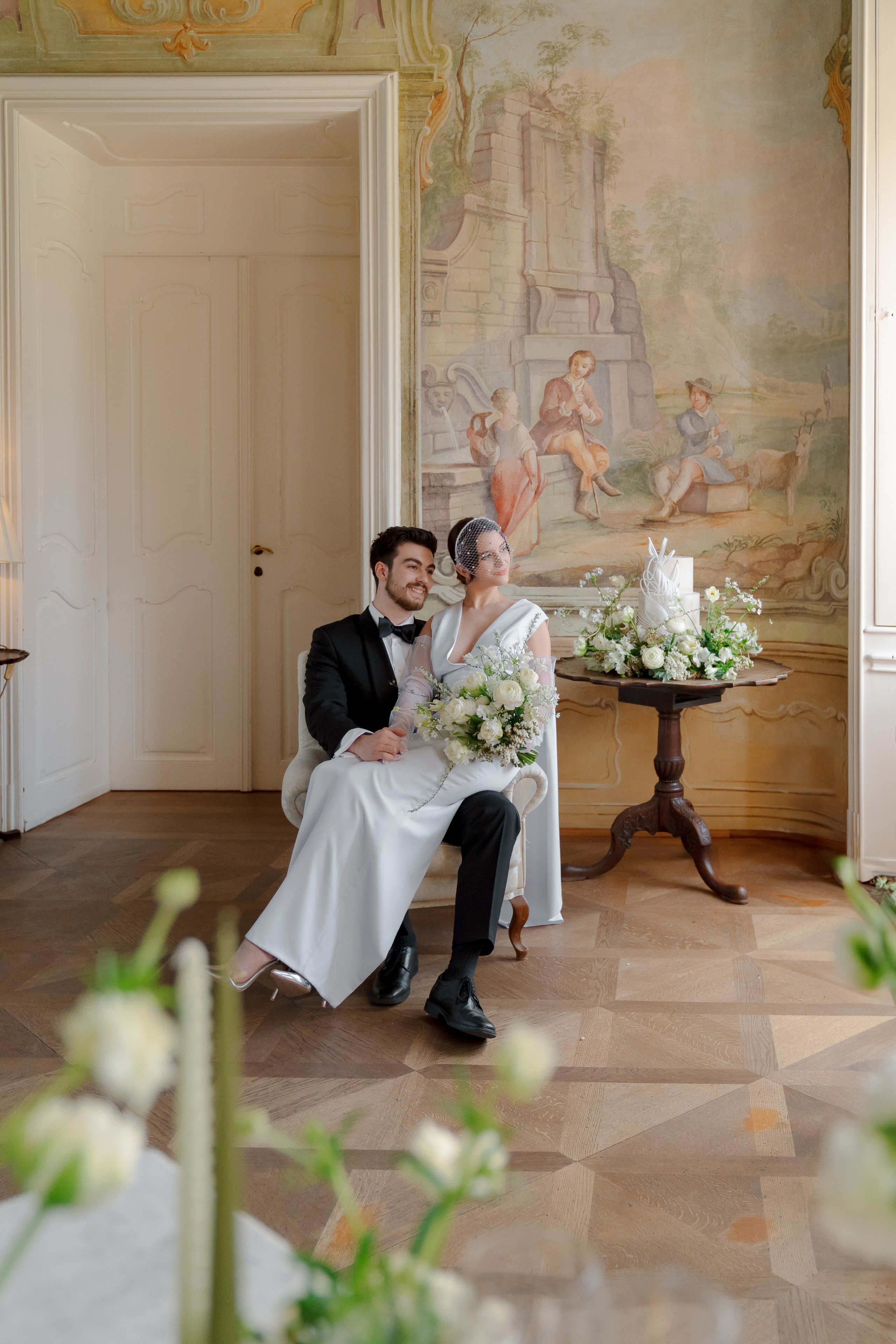 Свадьба Томаса и Вероники в шато Бон Репос. Vitalie Varvarynets — свадебный фотограф Прага