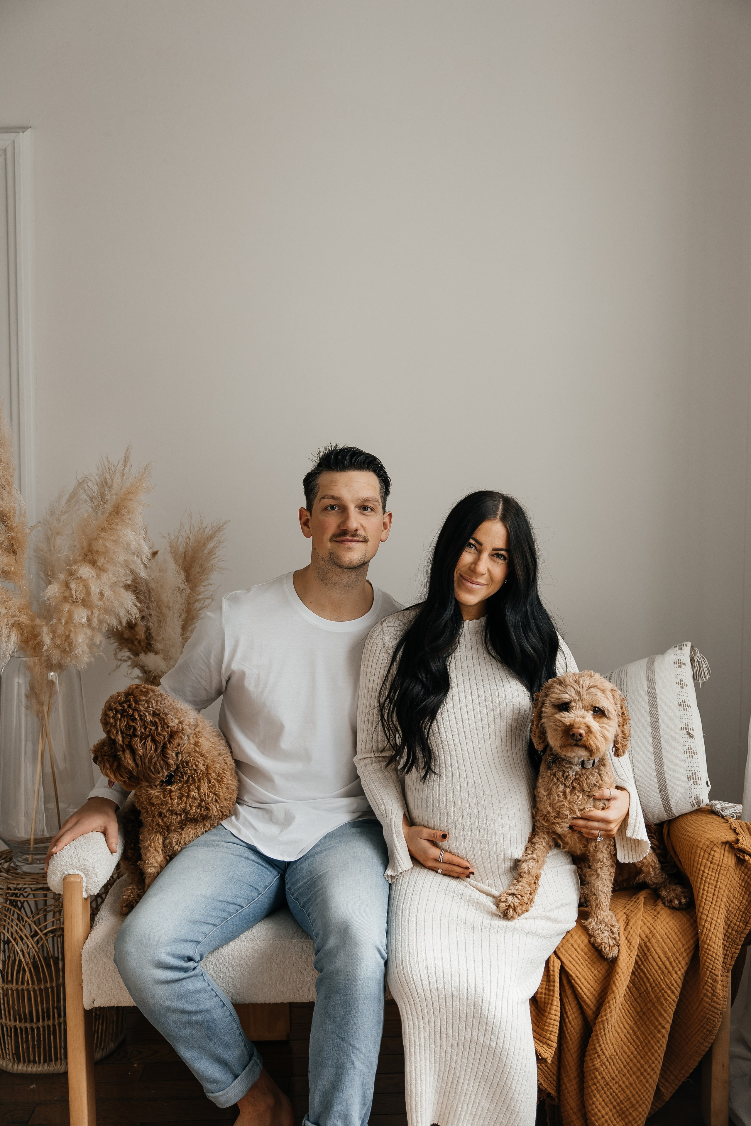 Maternity+2 cute dogs