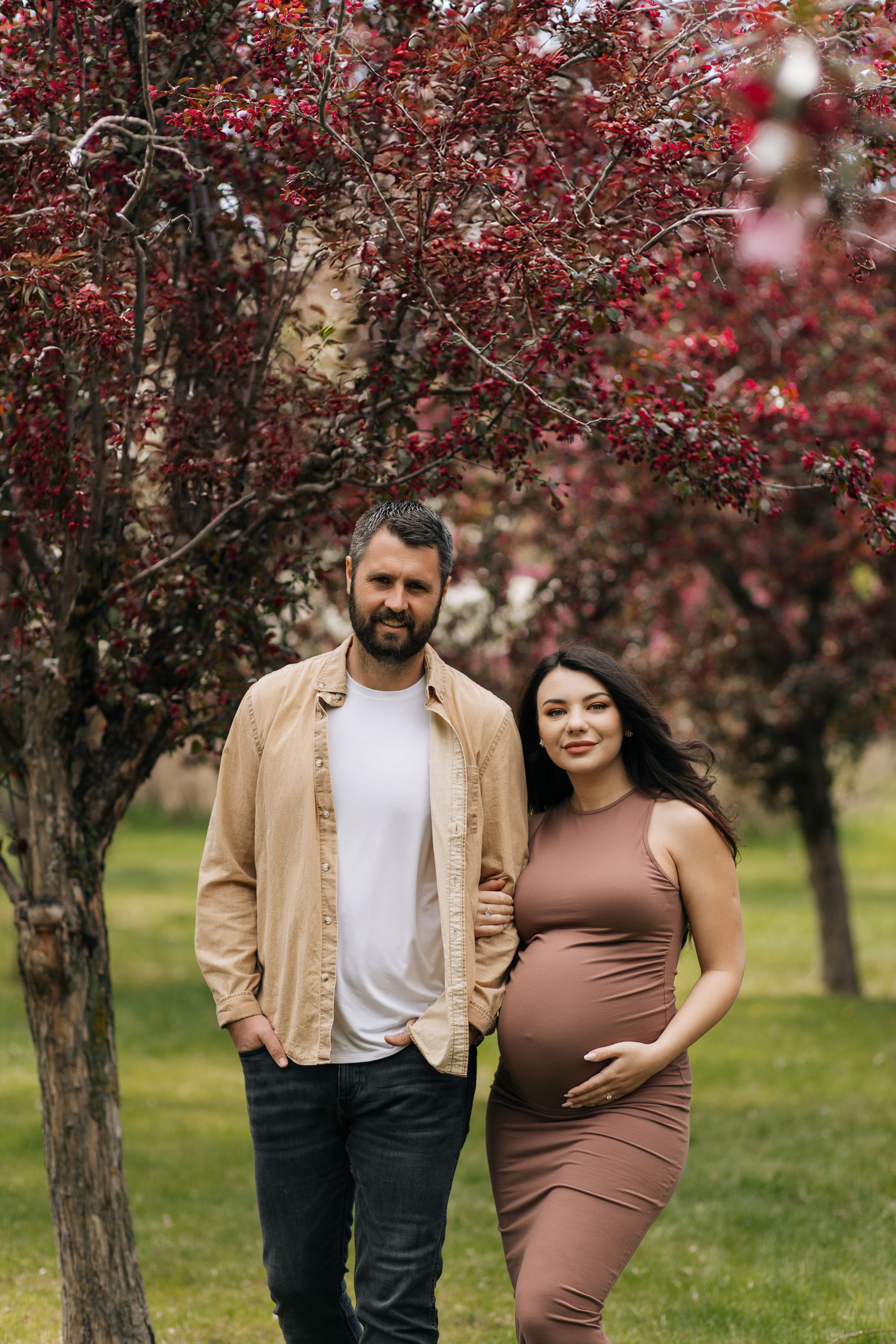 Maternity. Cherry blossom