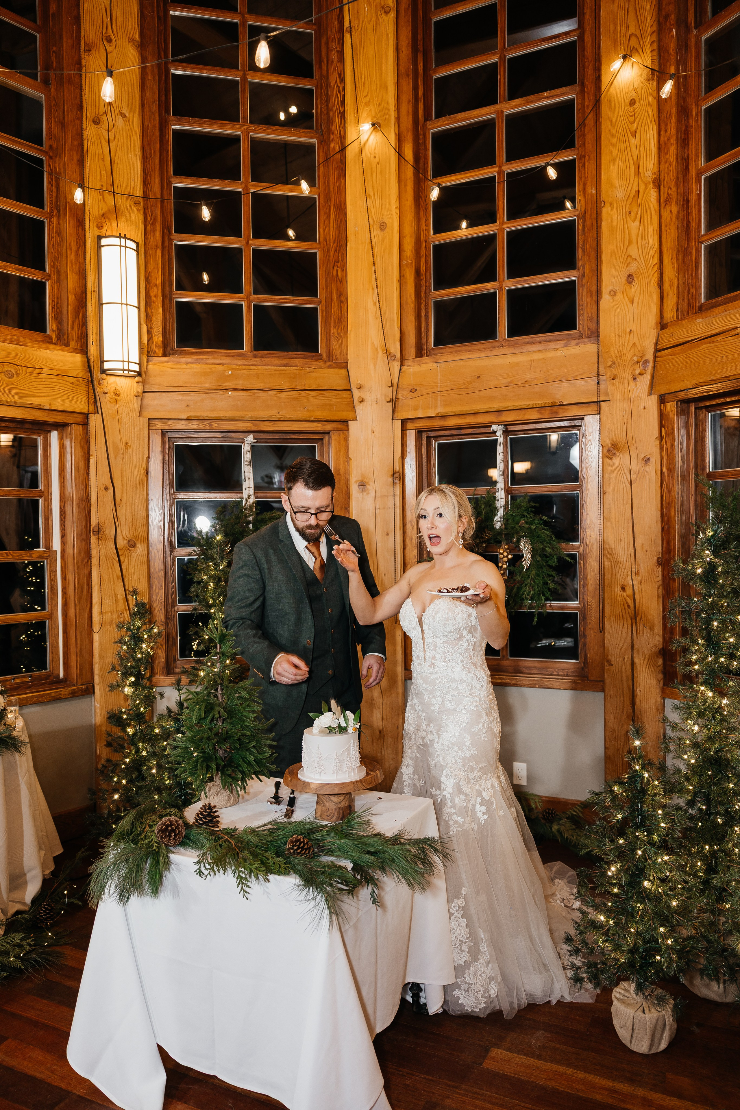 Winter wedding. Emerald lake lodge. Affordable Photographer in Calgary — Tetiana Shuhai
