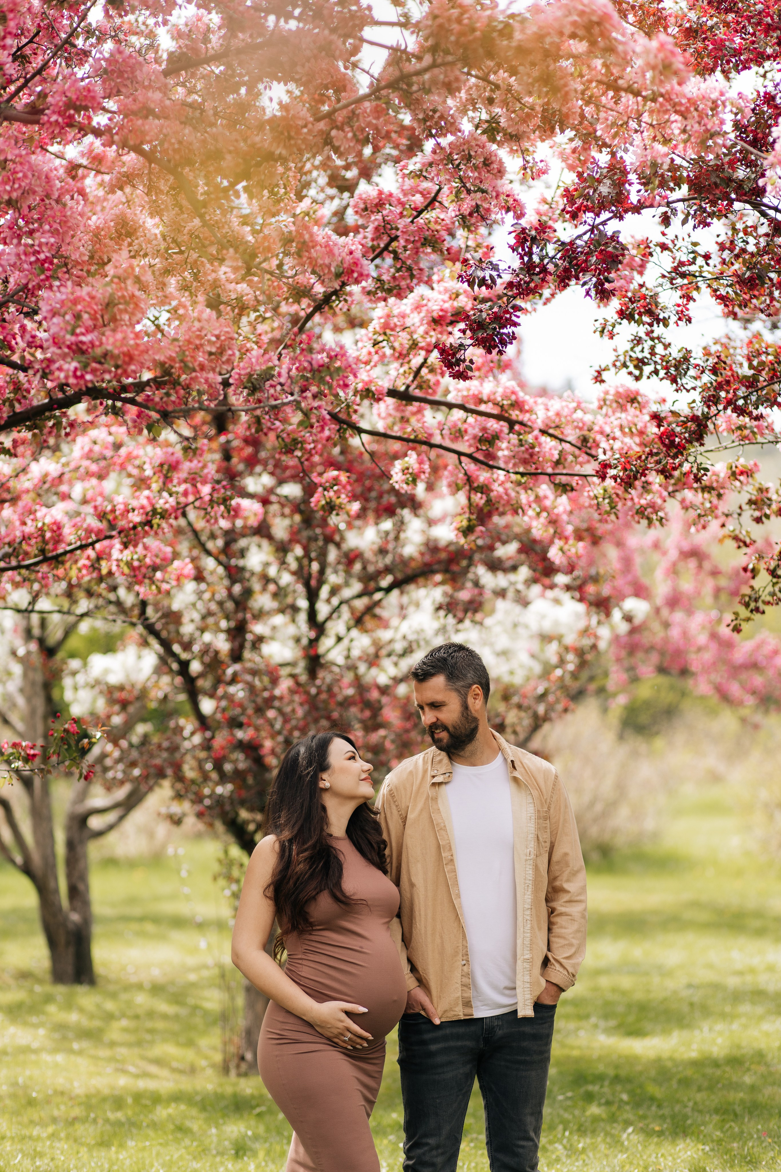 Maternity. Cherry blossom