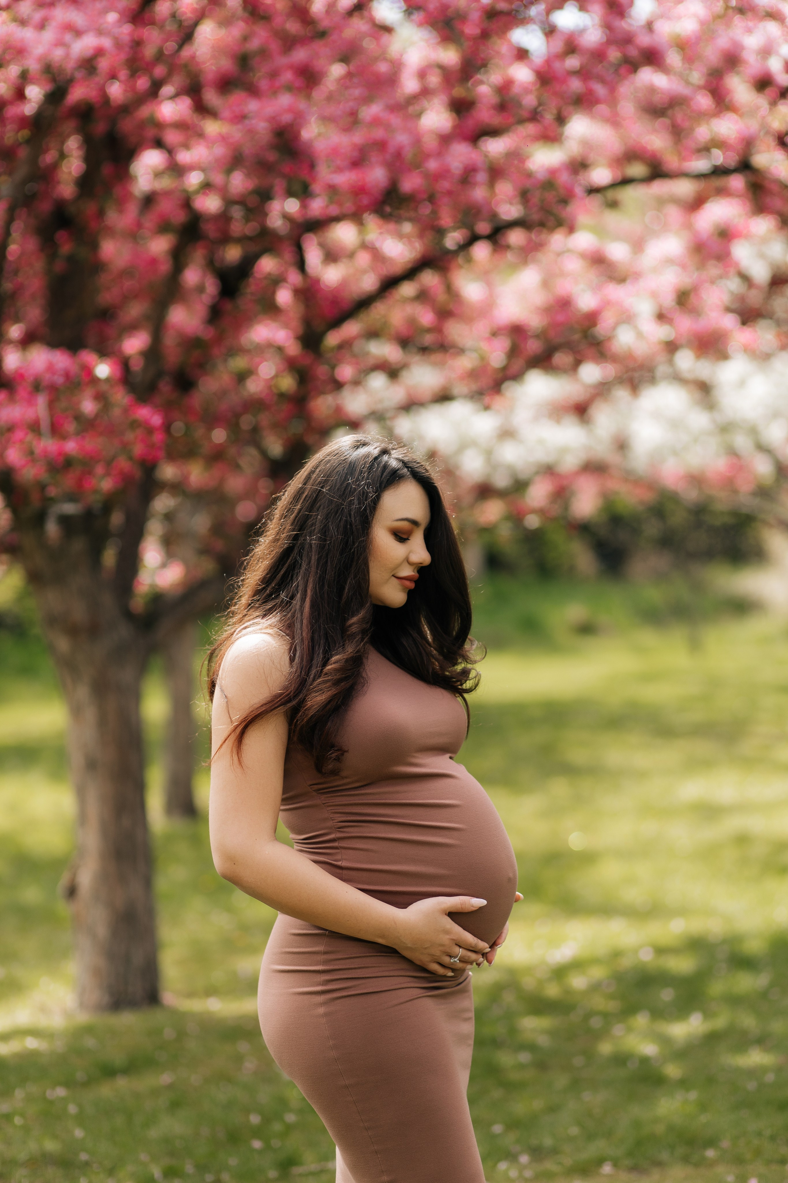 Maternity. Cherry blossom