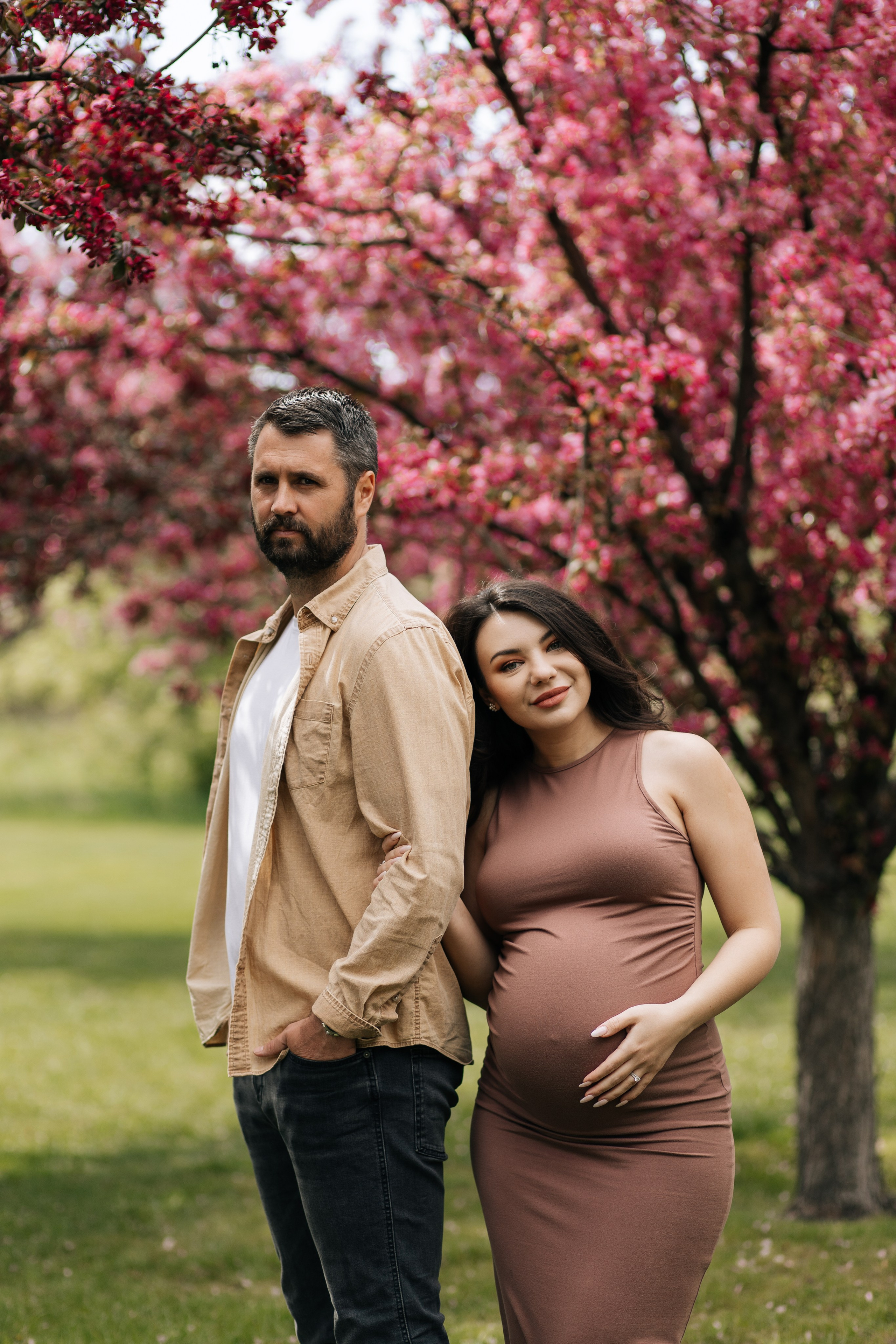 Maternity. Cherry blossom